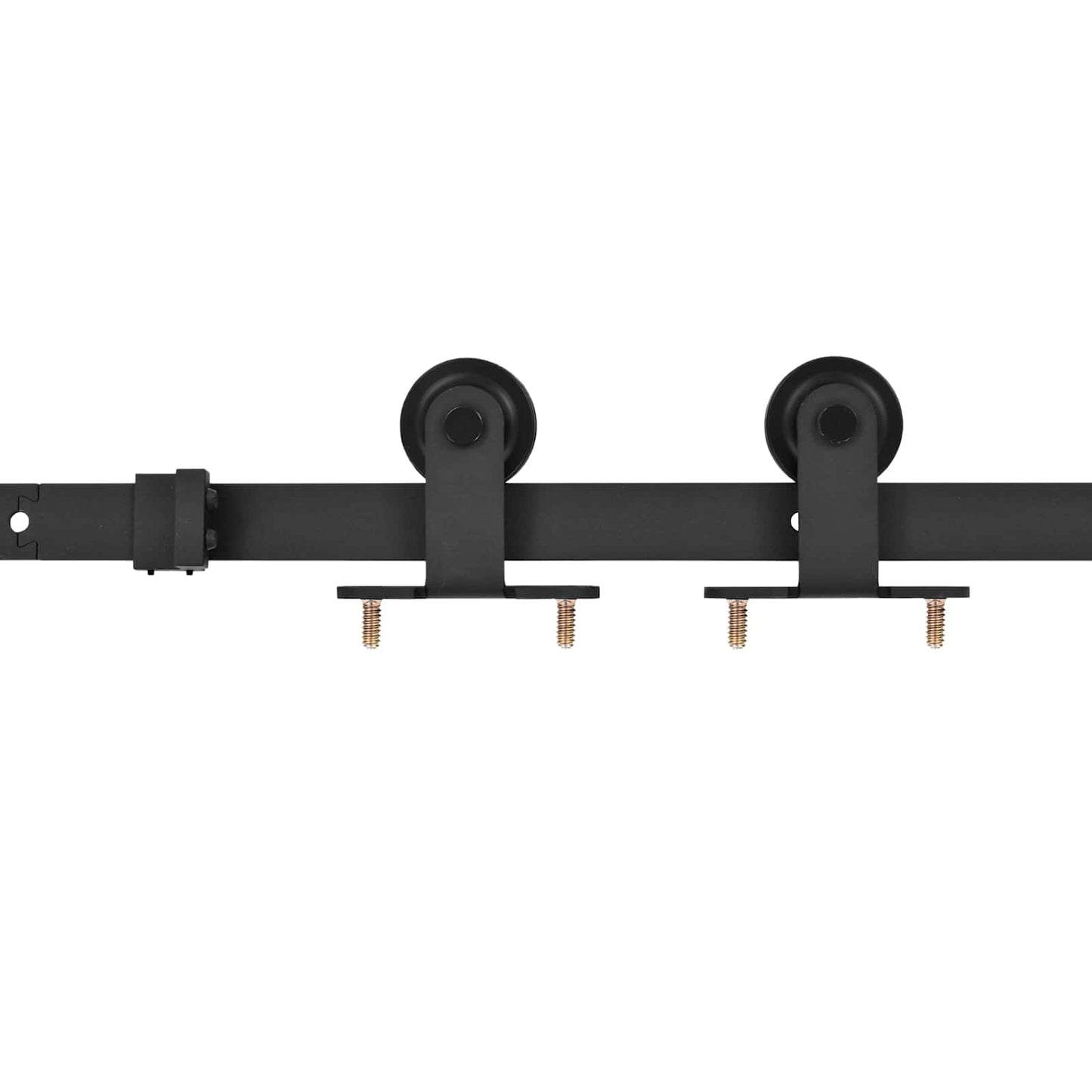 vidaXL Συρόμενη Πόρτα Φυσικό και Μαύρο 95 x 210 cm