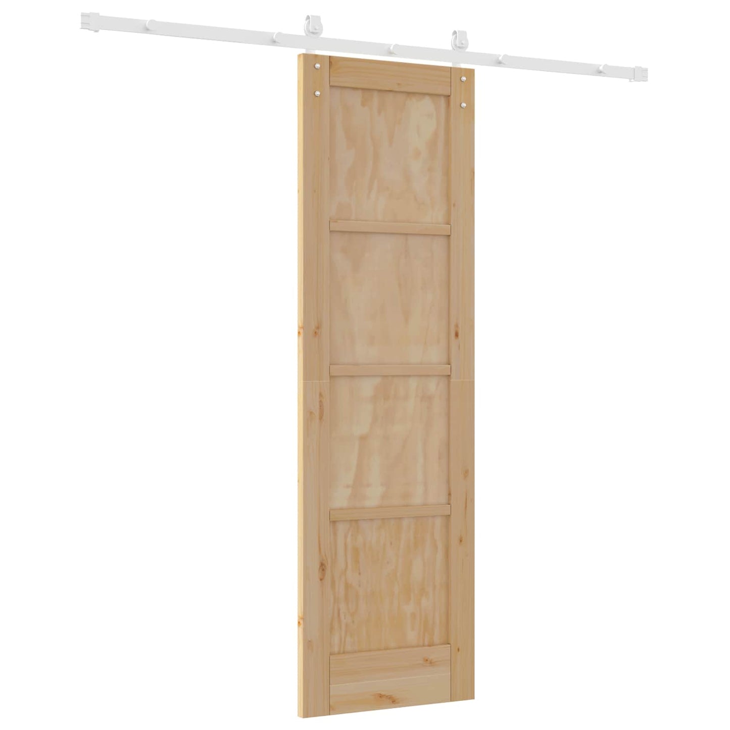 vidaXL Συρόμενη Πόρτα 61 x 198,5 εκ. Μασίφ Ξύλο Πεύκου