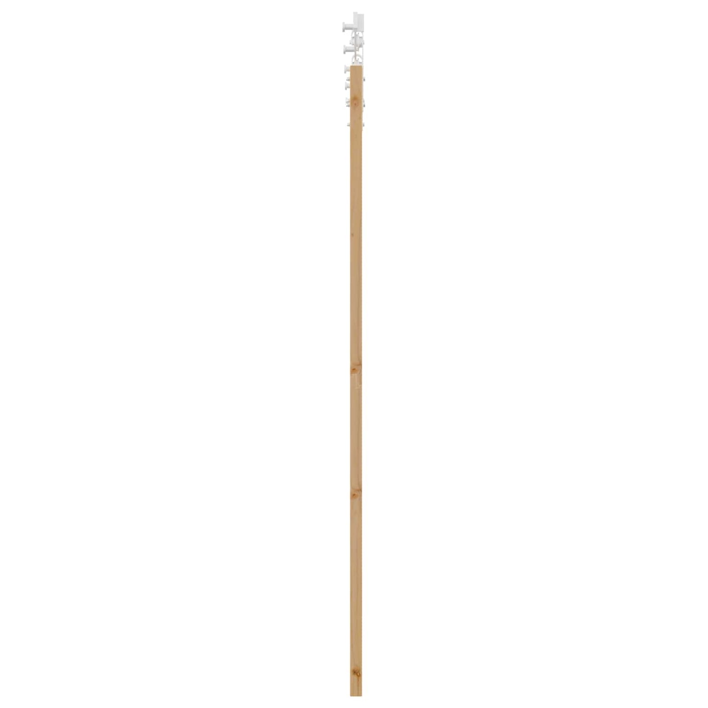 vidaXL Συρόμενη Πόρτα 61 x 198,5 εκ. Μασίφ Ξύλο Πεύκου