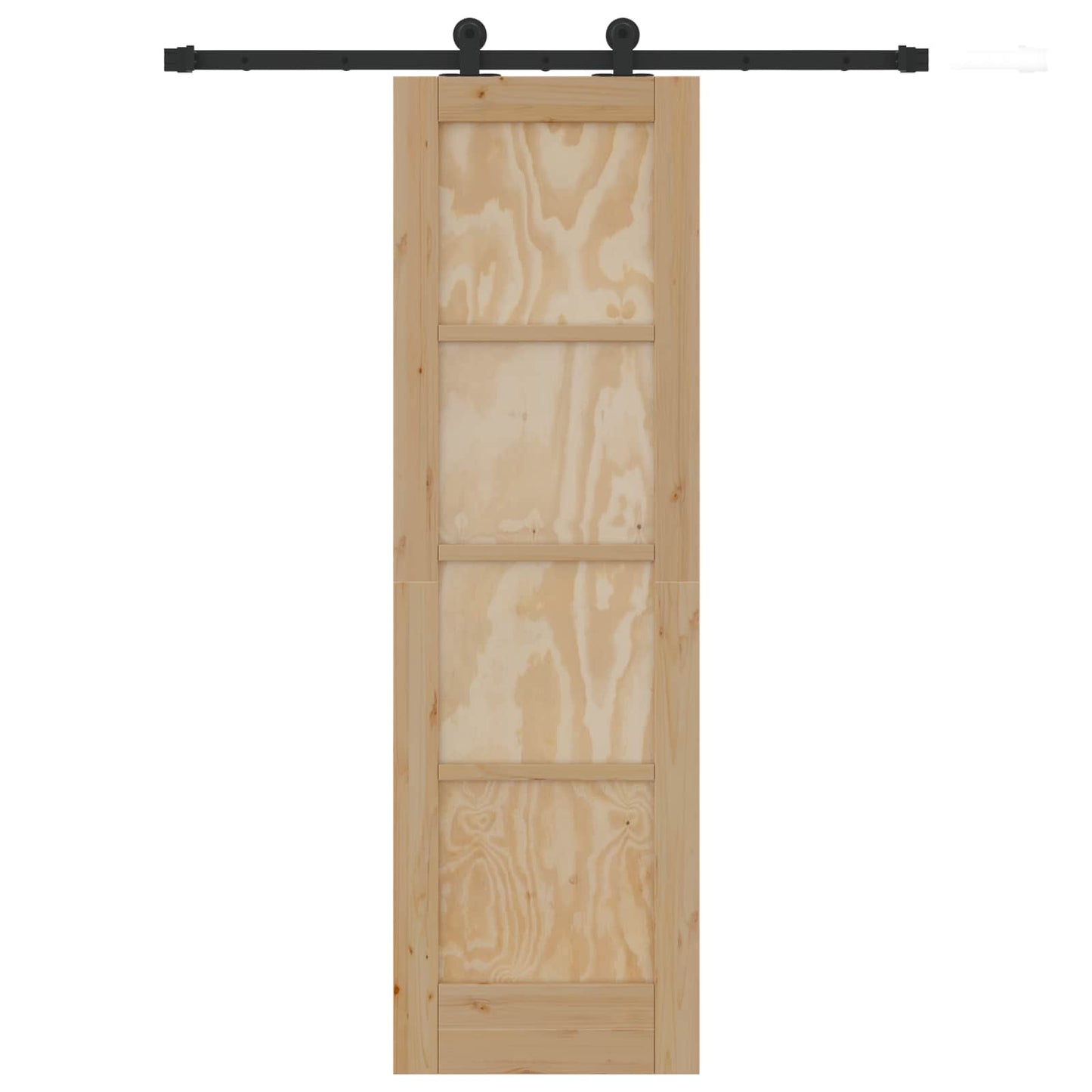vidaXL Συρόμενη Πόρτα ORKDAL 61 x 198,5 εκ. Μασίφ Ξύλο Πεύκου Φυσικό