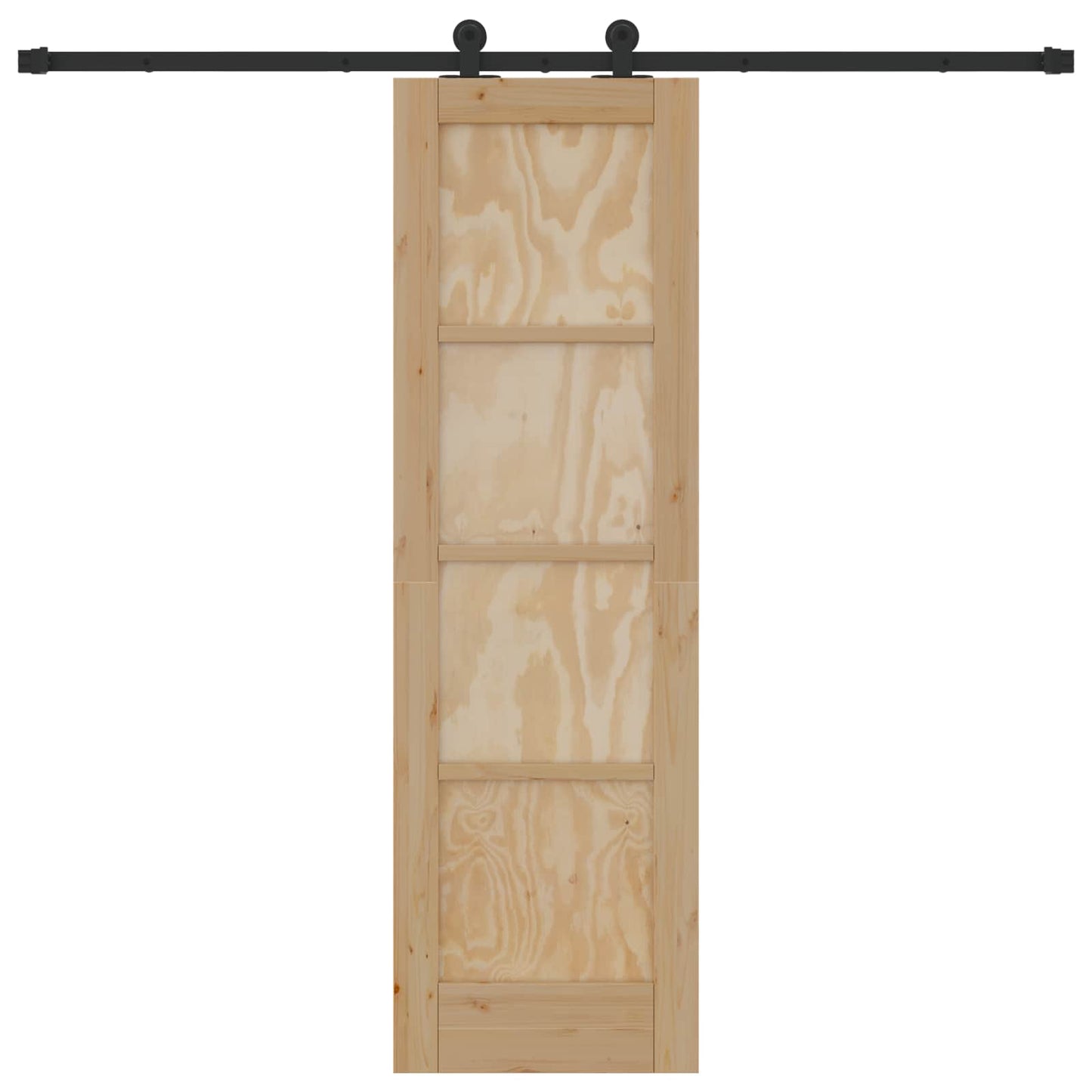 vidaXL Συρόμενη Πόρτα ORKDAL 61 x 198,5 εκ. Μασίφ Ξύλο Πεύκου Φυσικό