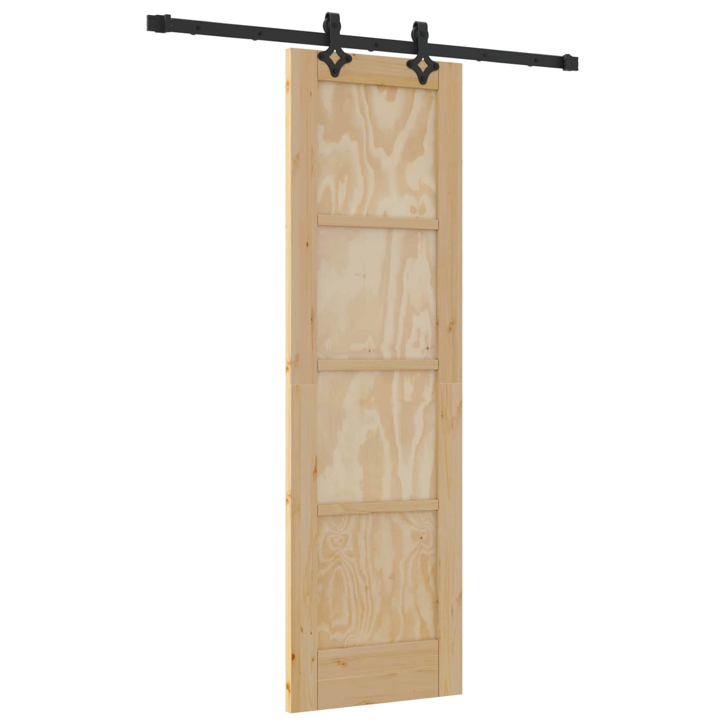 vidaXL Συρόμενη Πόρτα ORKDAL 61 x 198,5 εκ. Μασίφ Ξύλο Πεύκου Φυσικό