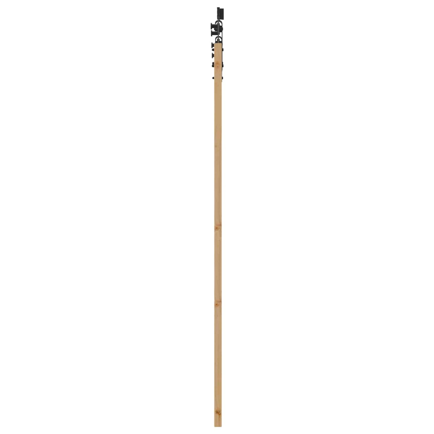vidaXL Συρόμενη Πόρτα ORKDAL 61 x 198,5 εκ. Μασίφ Ξύλο Πεύκου Φυσικό