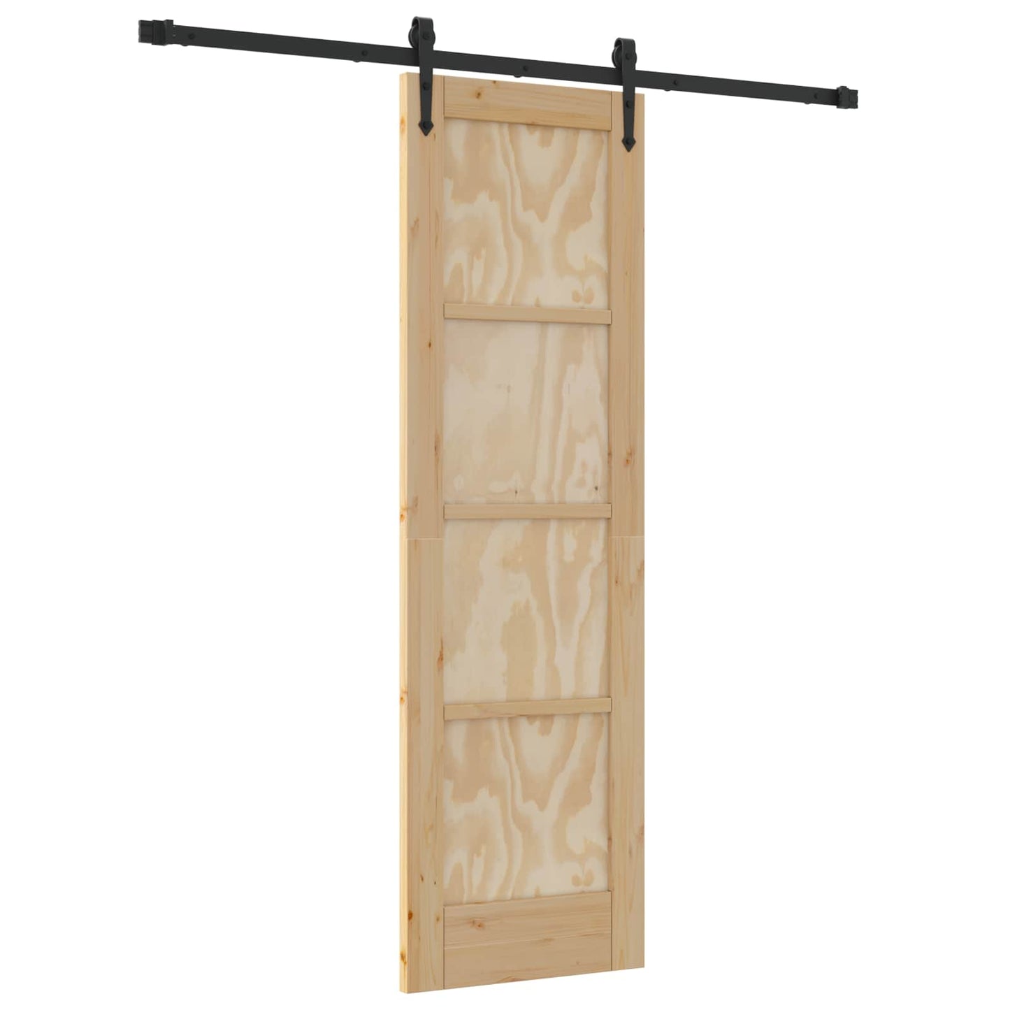 vidaXL Συρόμενη Πόρτα ORKDAL 61 x 198,5 εκ. Μασίφ Ξύλο Πεύκου