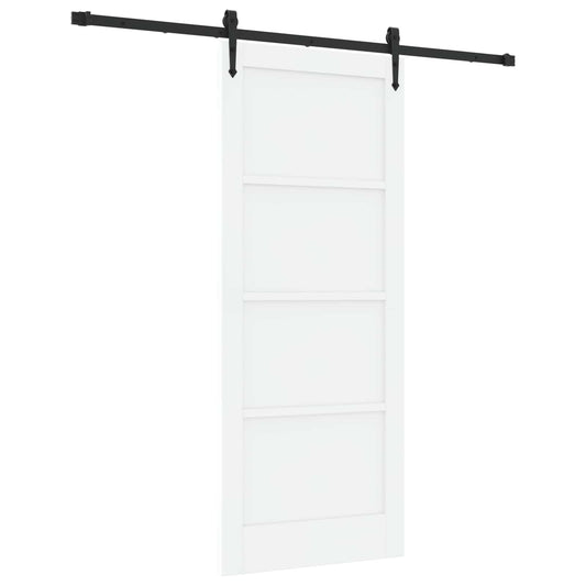 vidaXL Συρόμενη Πόρτα ORKDAL 83 x 202 εκ. Μασίφ Ξύλο Πεύκου