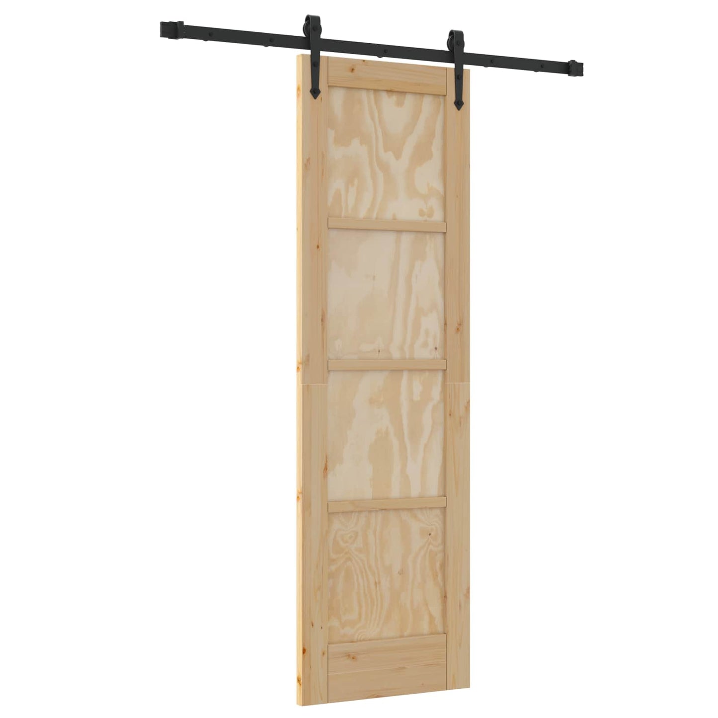 vidaXL Συρόμενη Πόρτα ORKDAL 61 x 198,5 εκ. Μασίφ Ξύλο Πεύκου Φυσικό