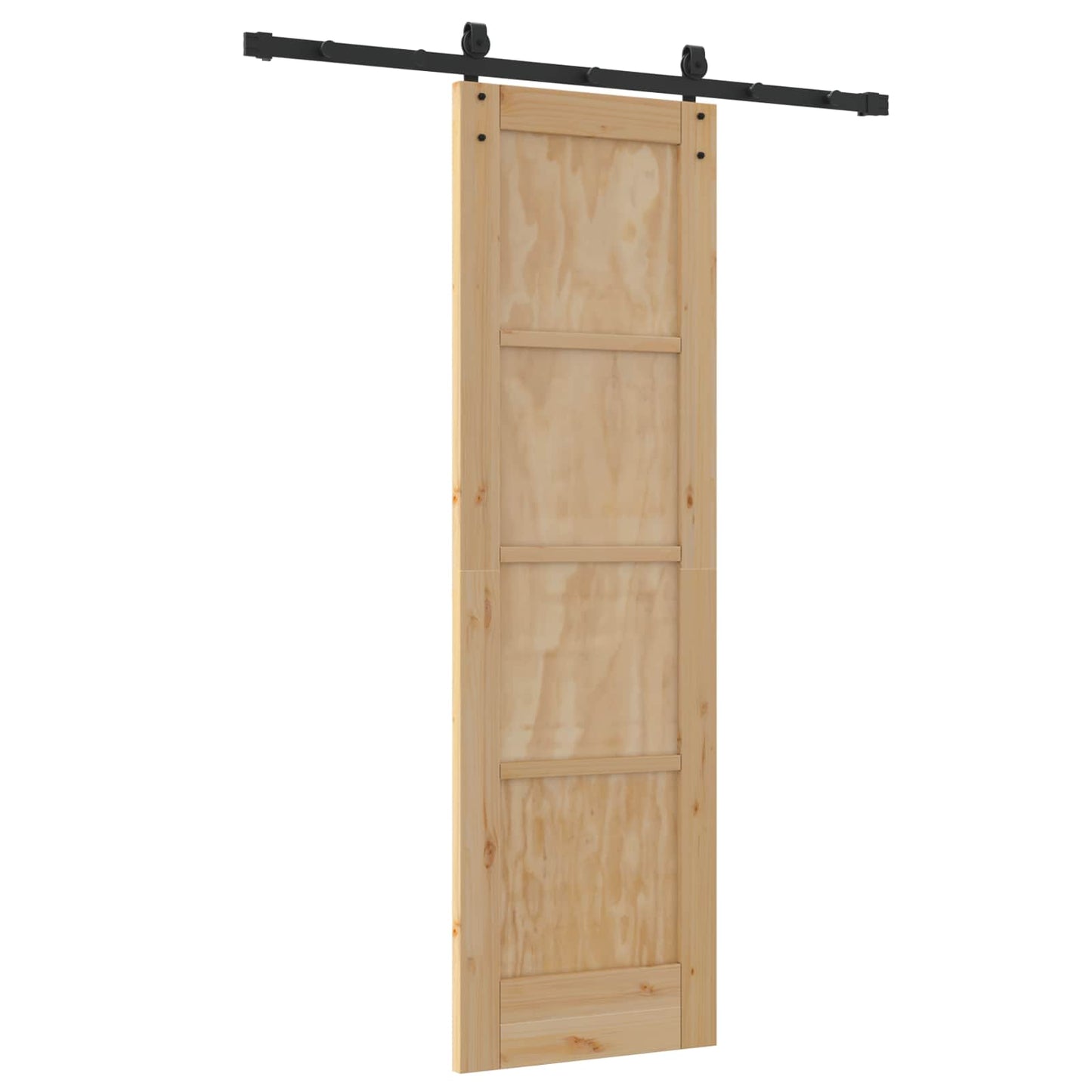vidaXL Συρόμενη Πόρτα ORKDAL 61 x 198,5 εκ. Μασίφ Ξύλο Πεύκου Φυσικό