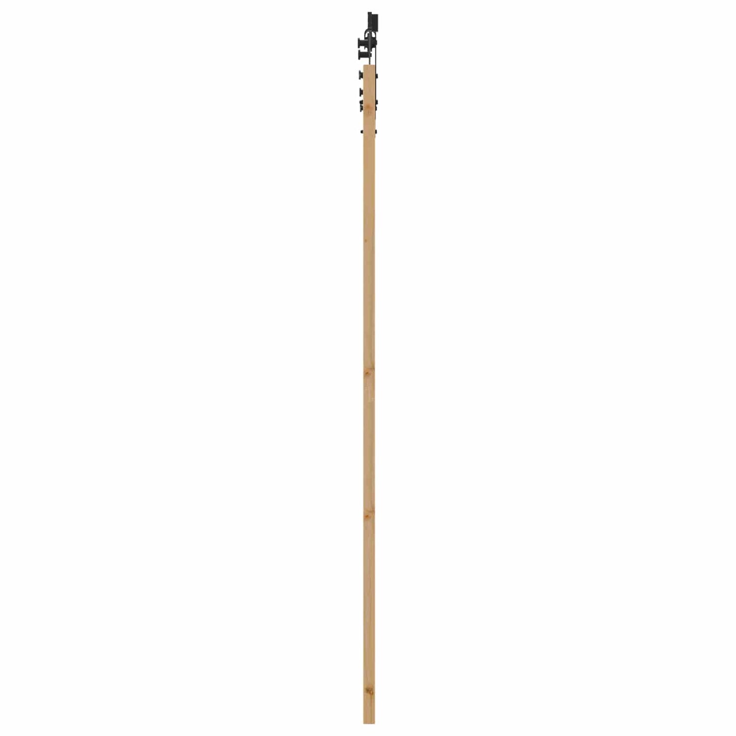 vidaXL Συρόμενη Πόρτα ORKDAL 86 x 211 cm Μασίφ Ξύλο Πεύκου Φυσικό
