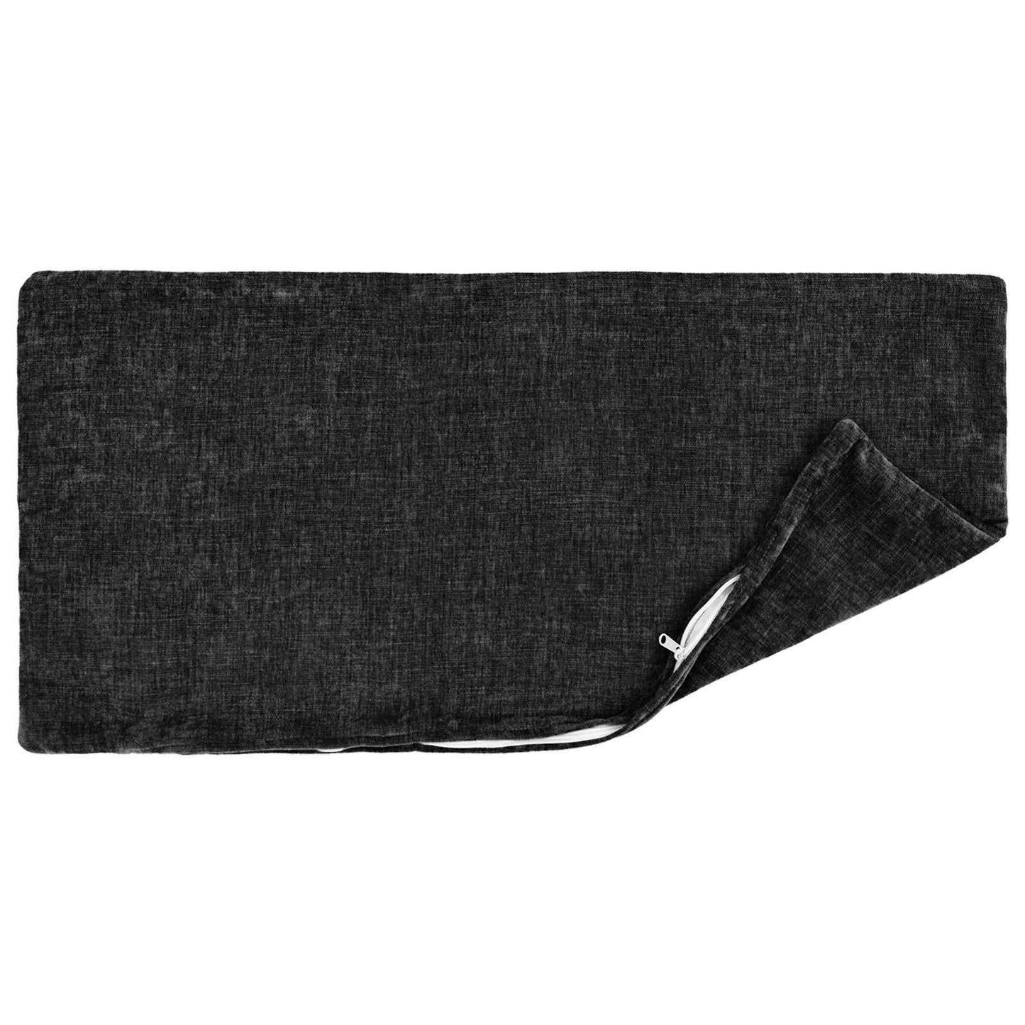 vidaXL Μαξιλάρι 2 τμχ. HEERLEN Ανθρακί 30 x 50 cm Ύφασμα Chenille