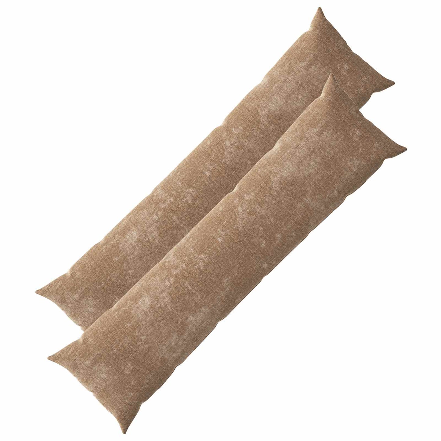vidaXL Μαξιλάρι 2 τμχ. HEERLEN Καφέ 40 x 145 εκ. Ύφασμα Chenille