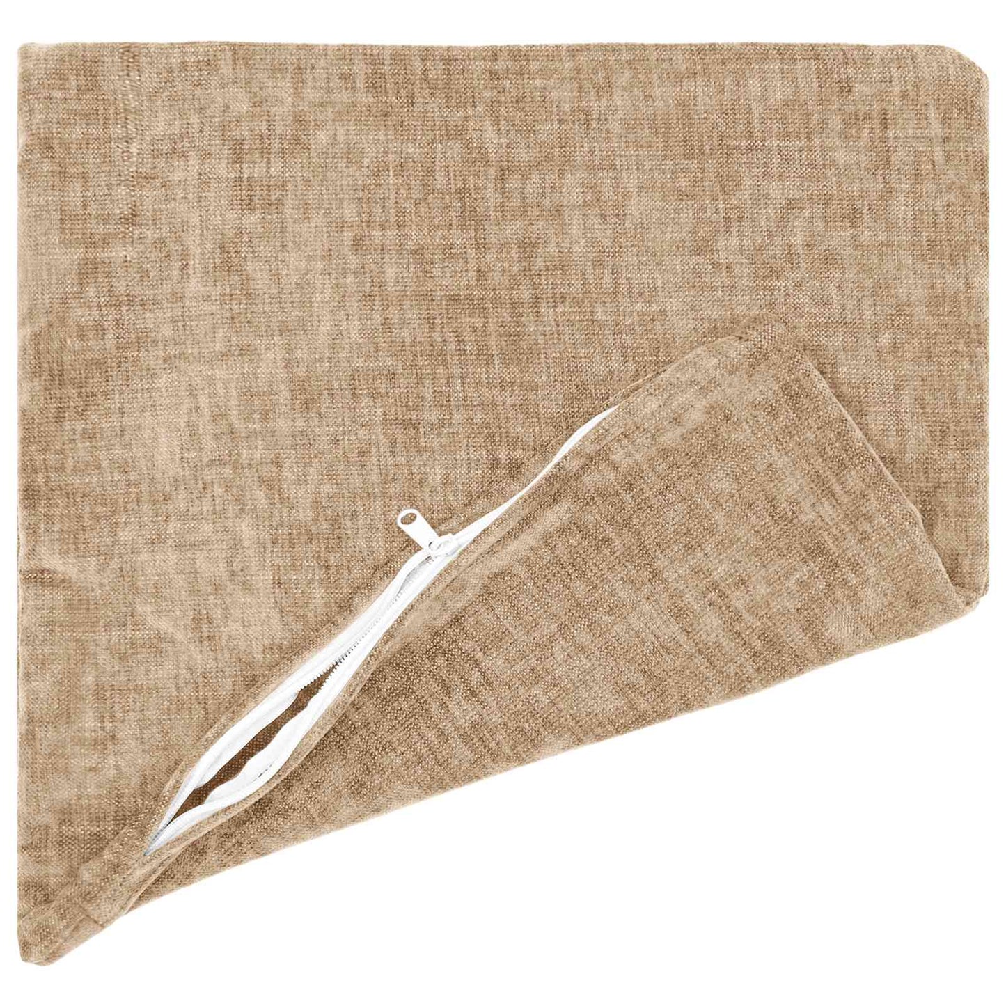 vidaXL Μαξιλάρι 2 τμχ. HEERLEN Taupe 45 x 45 cm Ύφασμα Chenille