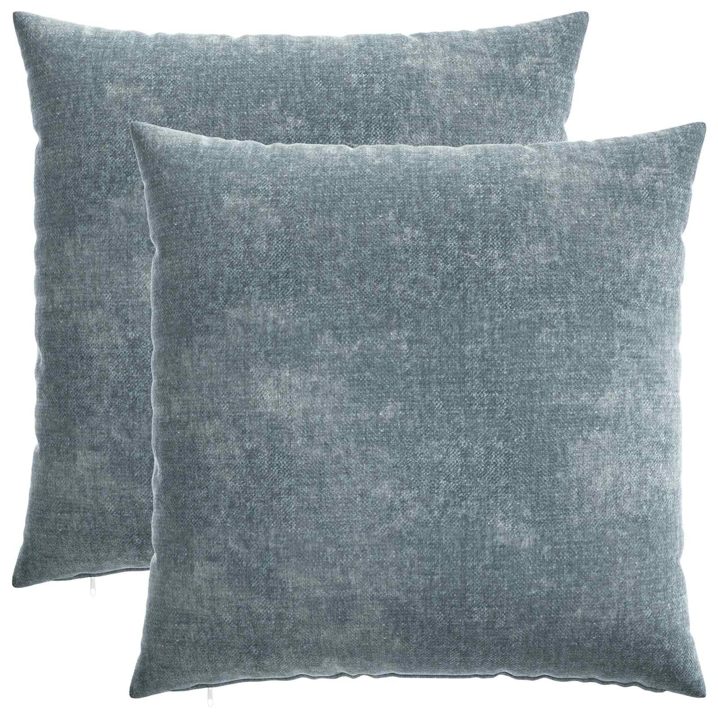 vidaXL Μαξιλάρι 2 τμχ. HEERLEN Γαλάζιο 55 x 55 εκ Ύφασμα Chenille