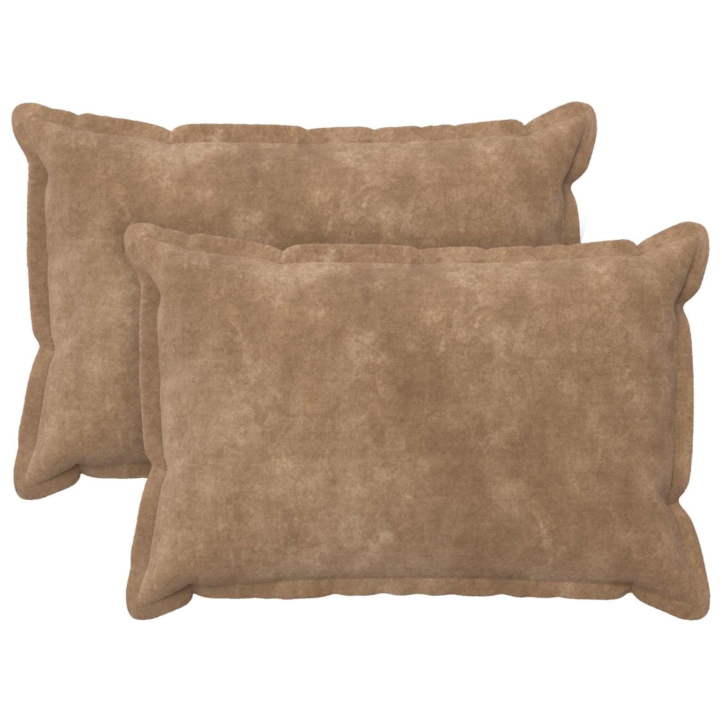 vidaXL Μαξιλάρι 2 τμχ. HOUTEN Taupe 40 x 60 cm Μικροΐνες φλις