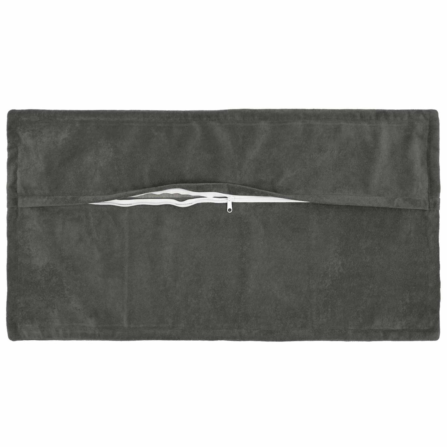 vidaXL Μαξιλάρι 2 τμχ. HOUTEN Ανθρακί 40 x 80 cm Μικροΐνες φλις