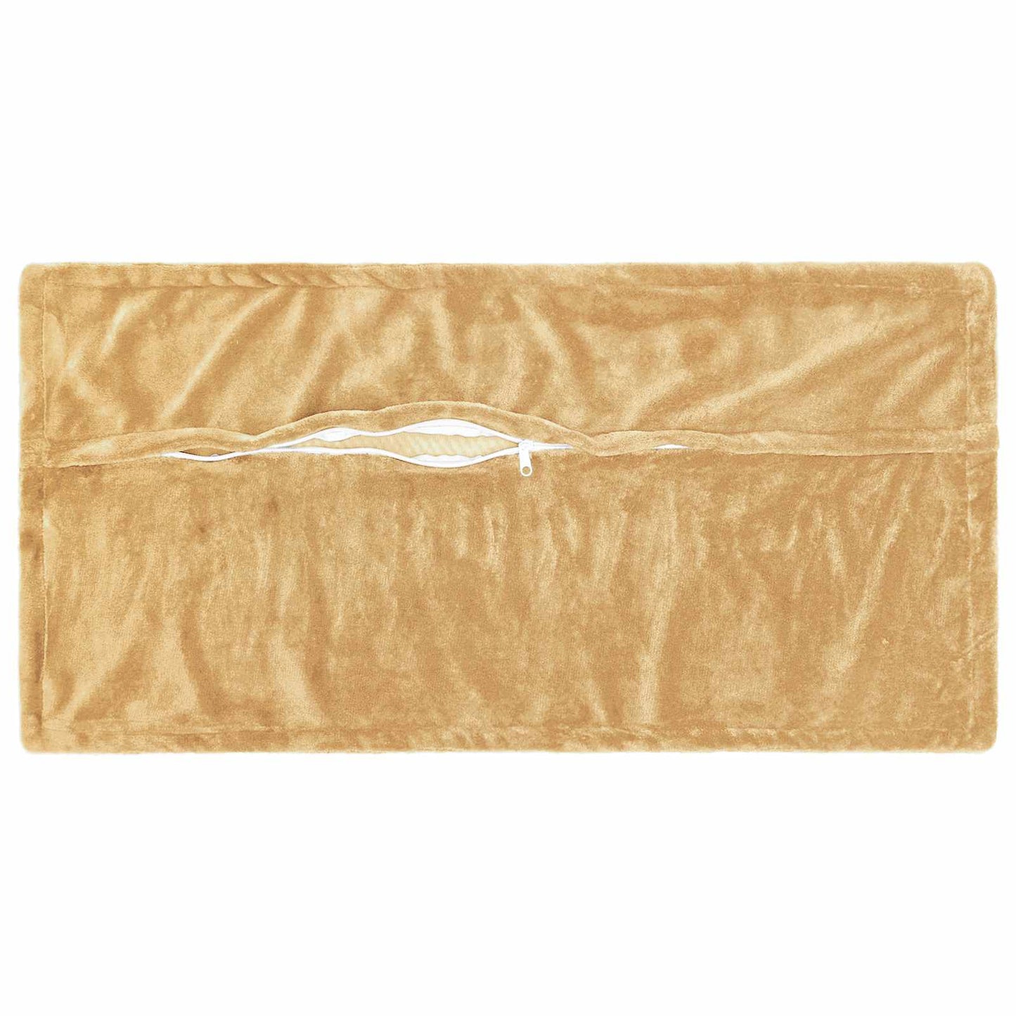 vidaXL Μαξιλάρι Ρίψης 2 τμχ. HOUTEN Taupe 40 x 80 cm Φανέλα