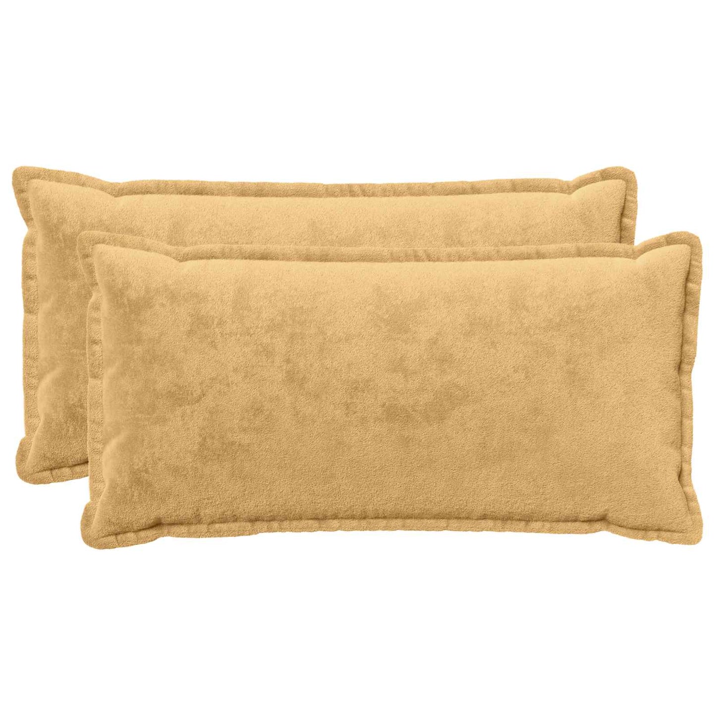 vidaXL Μαξιλάρι Ρίψης 2 τμχ. HOUTEN Taupe 40 x 80 cm Φανέλα