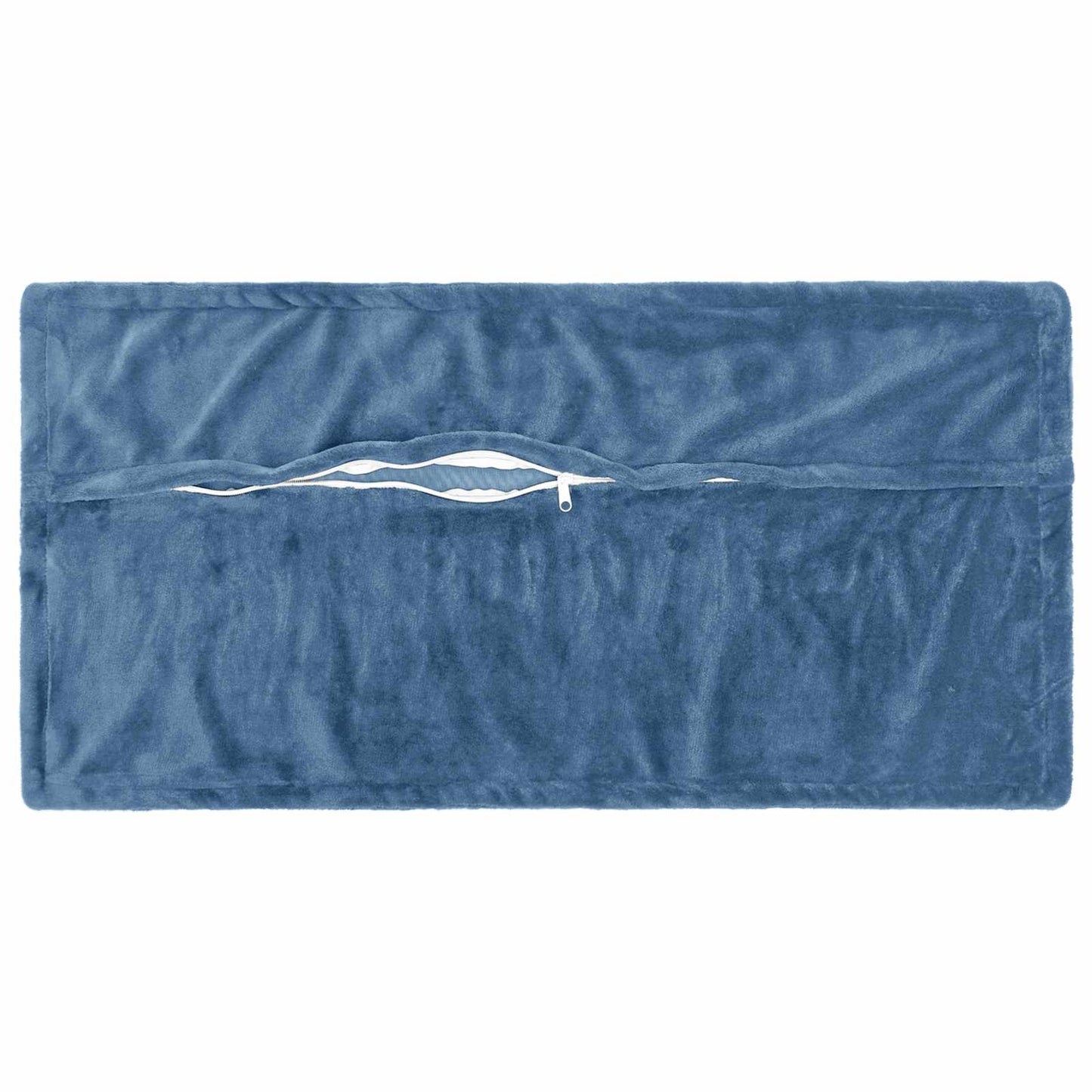 vidaXL Μαξιλάρι Ρίψης 12 τμχ. HOUTEN Γαλάζιο 40 x 80 cm Φανέλα
