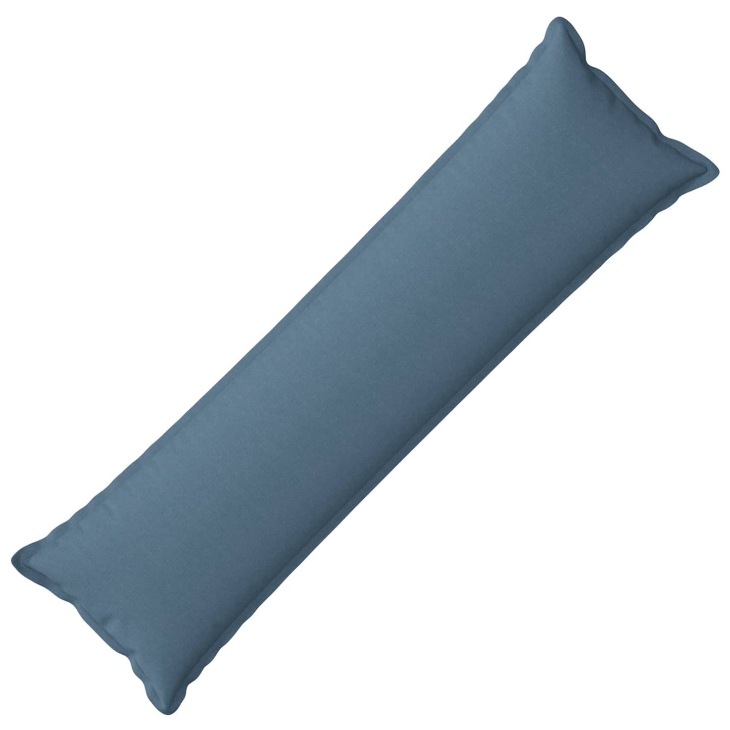 vidaXL Μαξιλάρι με μαξιλάρι HOUTEN Μπλε τζην 40 x 145 εκ. Ψεύτικο Λινό