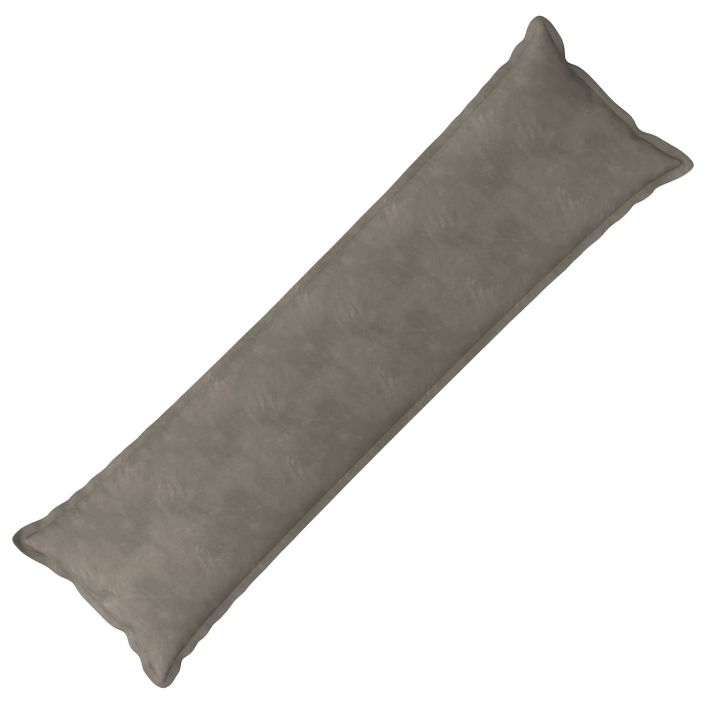 vidaXL Μαξιλάρι με μαξιλάρι HOUTEN Ανοιχτό γκρι 40 x 145 εκ. Βελούδο