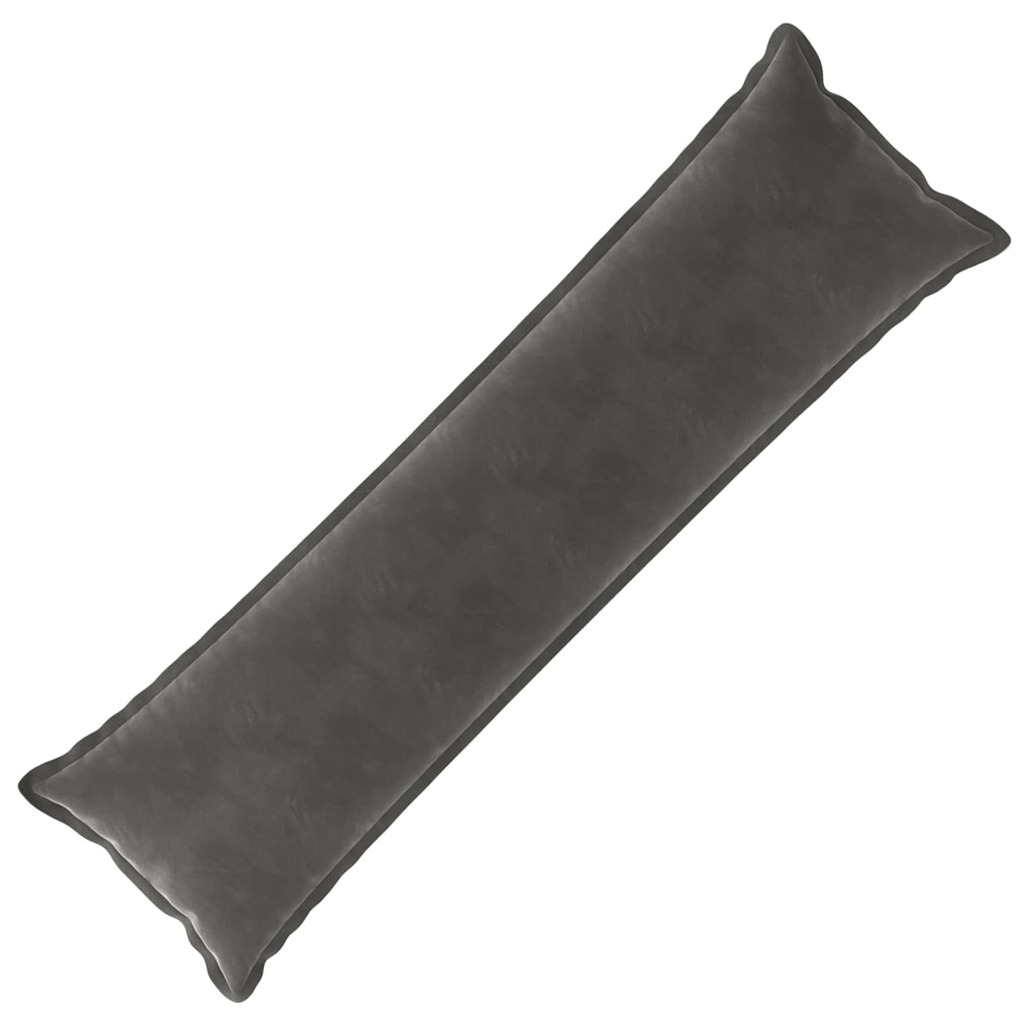vidaXL Μαξιλάρι με μαξιλάρι HOUTEN Σκούρο Γκρι 40 x 145 εκ. Βελούδο