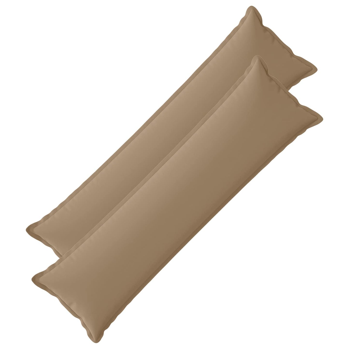 vidaXL Μαξιλάρι με μαξιλάρι HOUTEN 2 τμχ. Taupe Πολυεστέρας