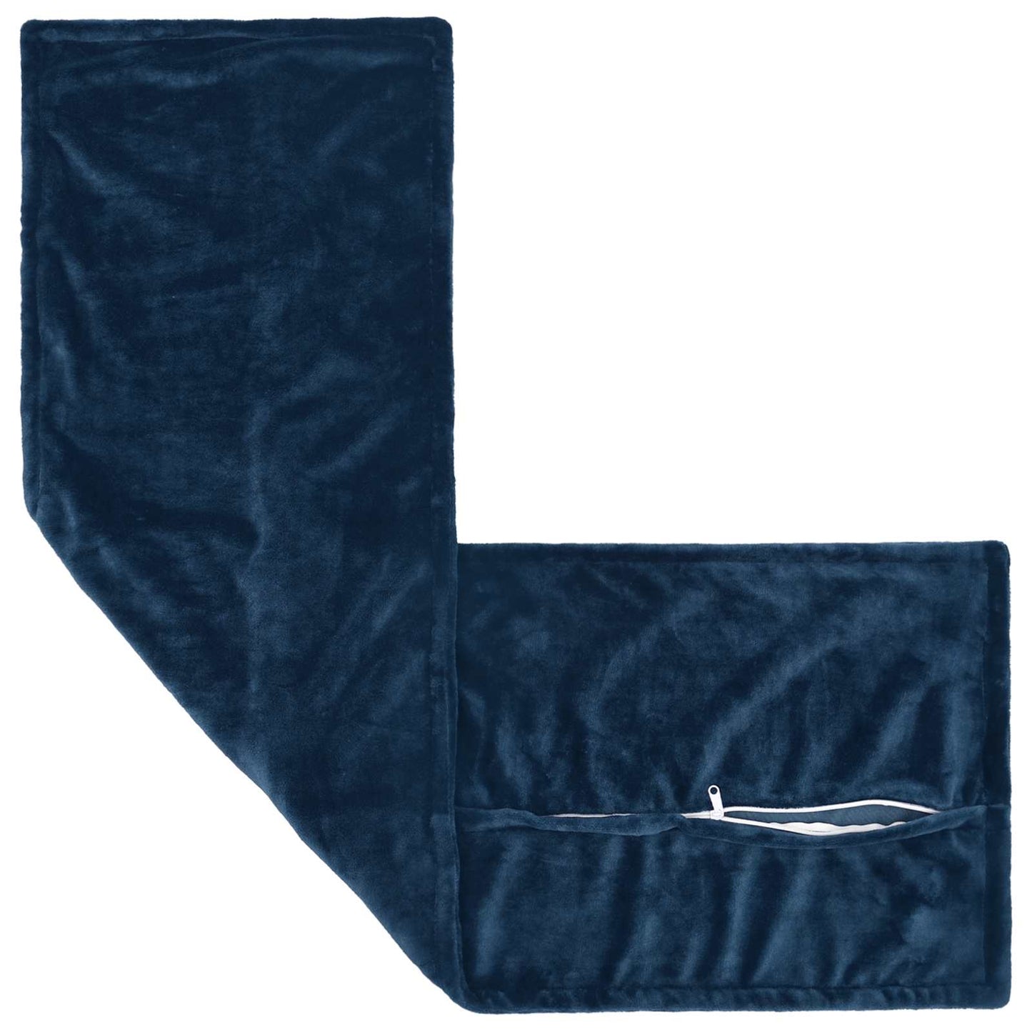 vidaXL Μαξιλάρι Ρίψης 2 τμχ. HOUTEN Σκούρο μπλε 40 x 145 cm Φανέλα