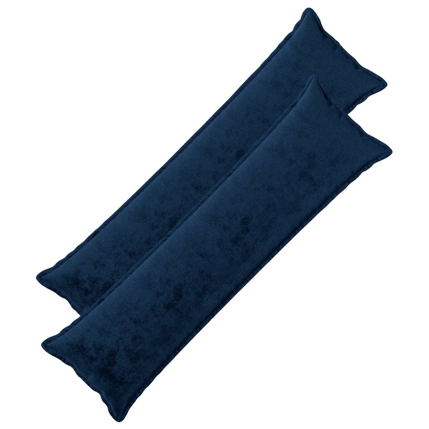 vidaXL Μαξιλάρι Ρίψης 2 τμχ. HOUTEN Σκούρο μπλε 40 x 145 cm Φανέλα