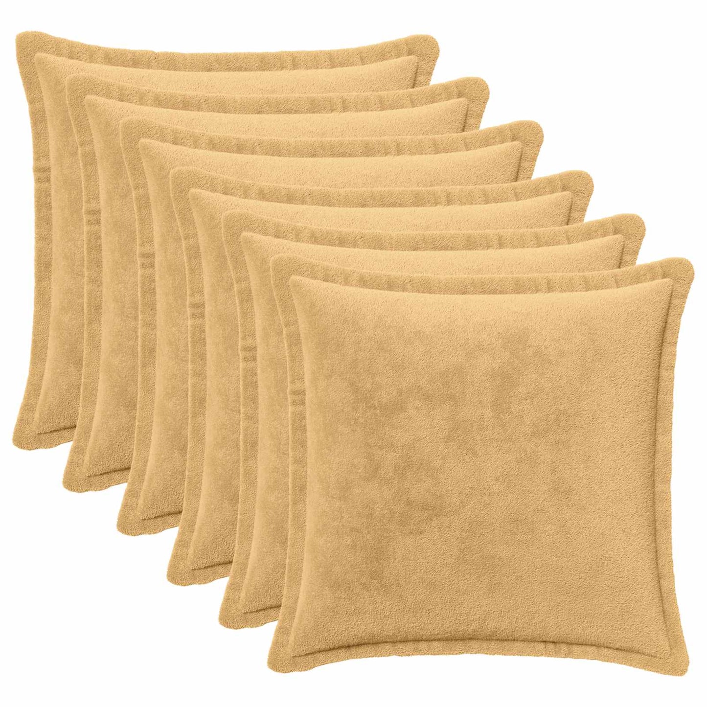 vidaXL Μαξιλάρι Ρίψης 6 τμχ. HOUTEN Taupe 45 x 45 cm Φανέλα