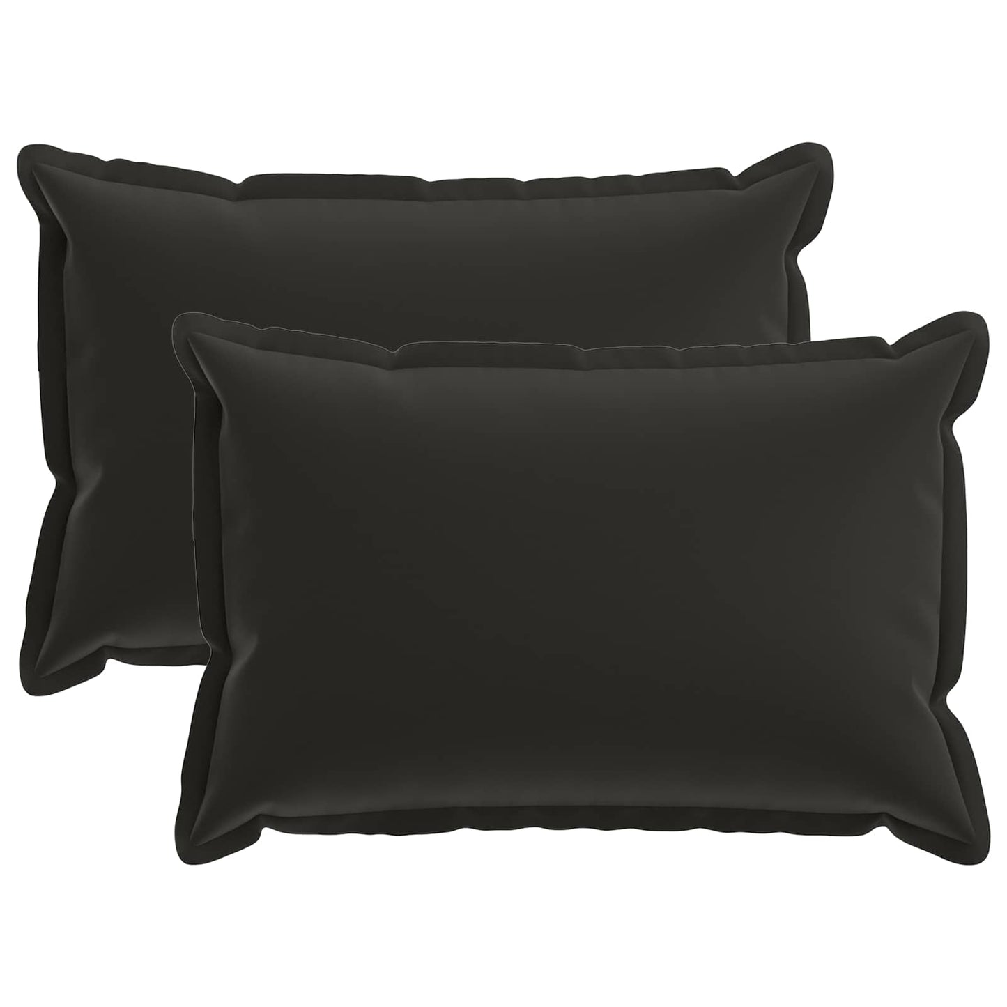 vidaXL Μαξιλάρι 2 τμχ. HOUTEN Μαύρο 50 x 75 cm Πολυεστέρας