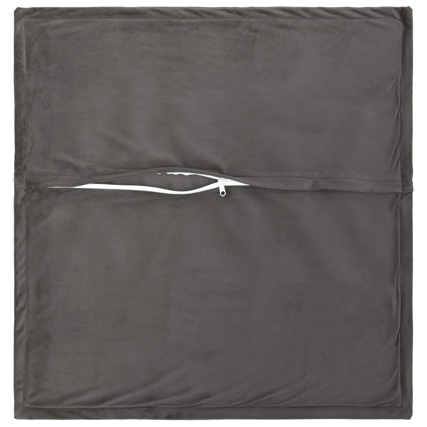 vidaXL Μαξιλάρι με μαξιλάρι HOUTEN 2 τμχ. Σκούρο Γκρι Βελούδο