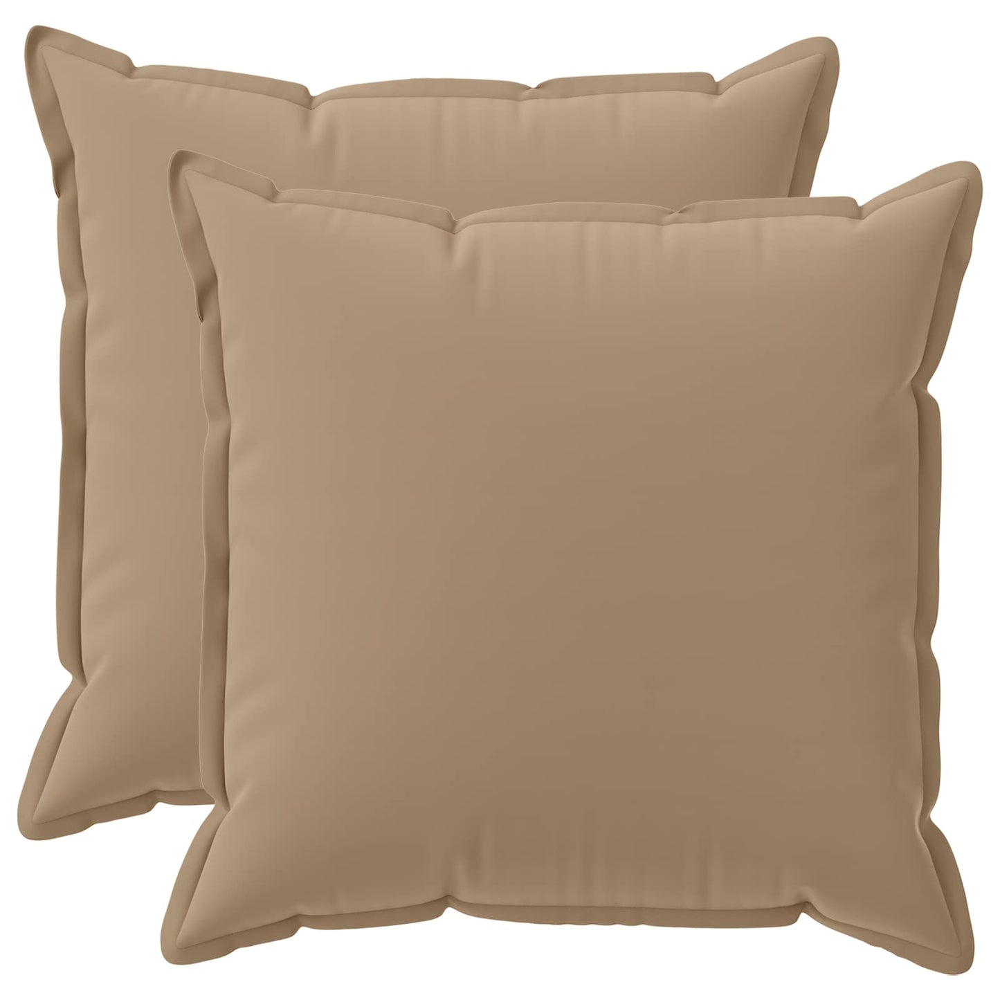 vidaXL Μαξιλάρι 2 τμχ. HOUTEN Taupe 60 x 60 cm Πολυεστέρας