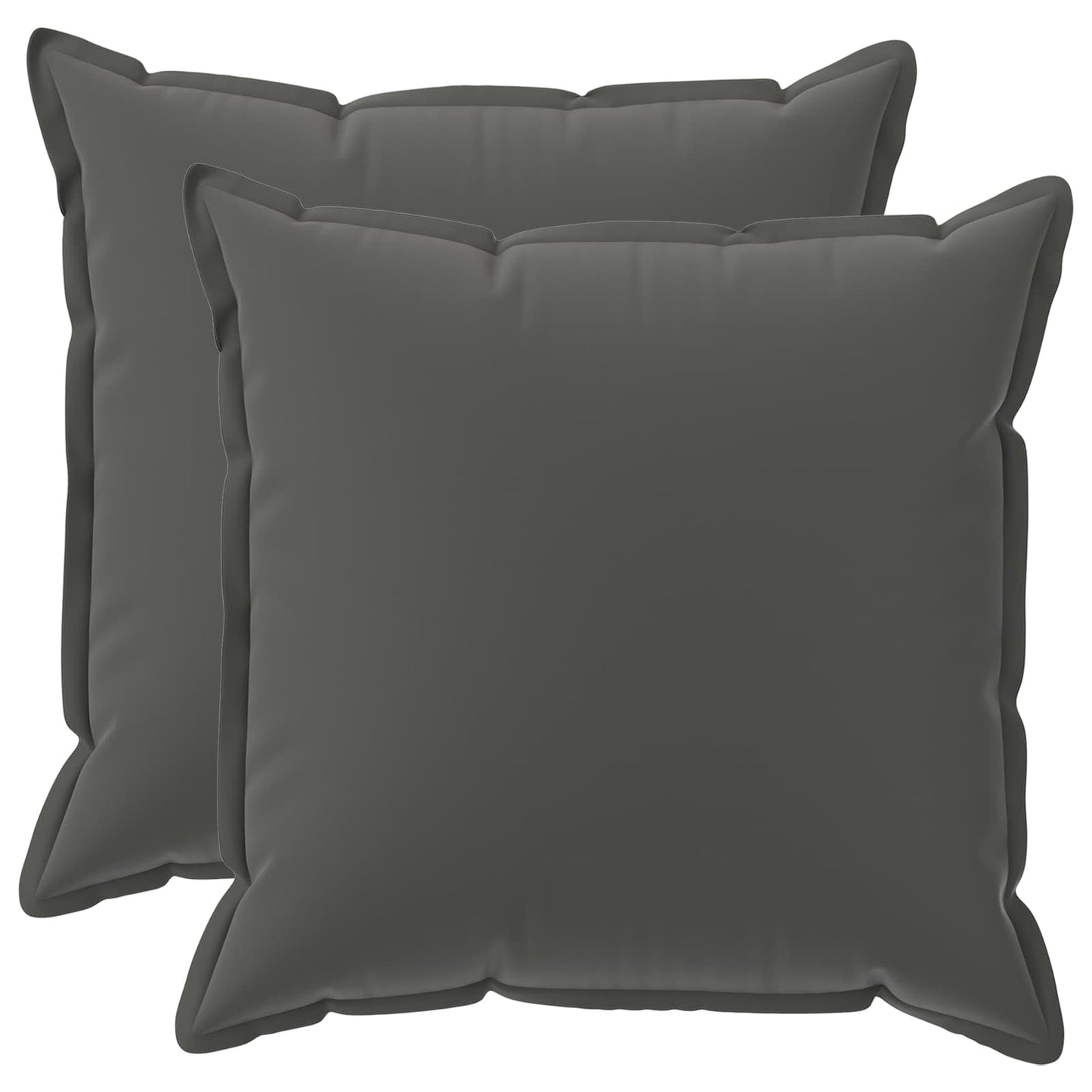 vidaXL Μαξιλάρι 2 τμχ. HOUTEN Ανθρακί 80 x 80 cm Πολυεστέρας