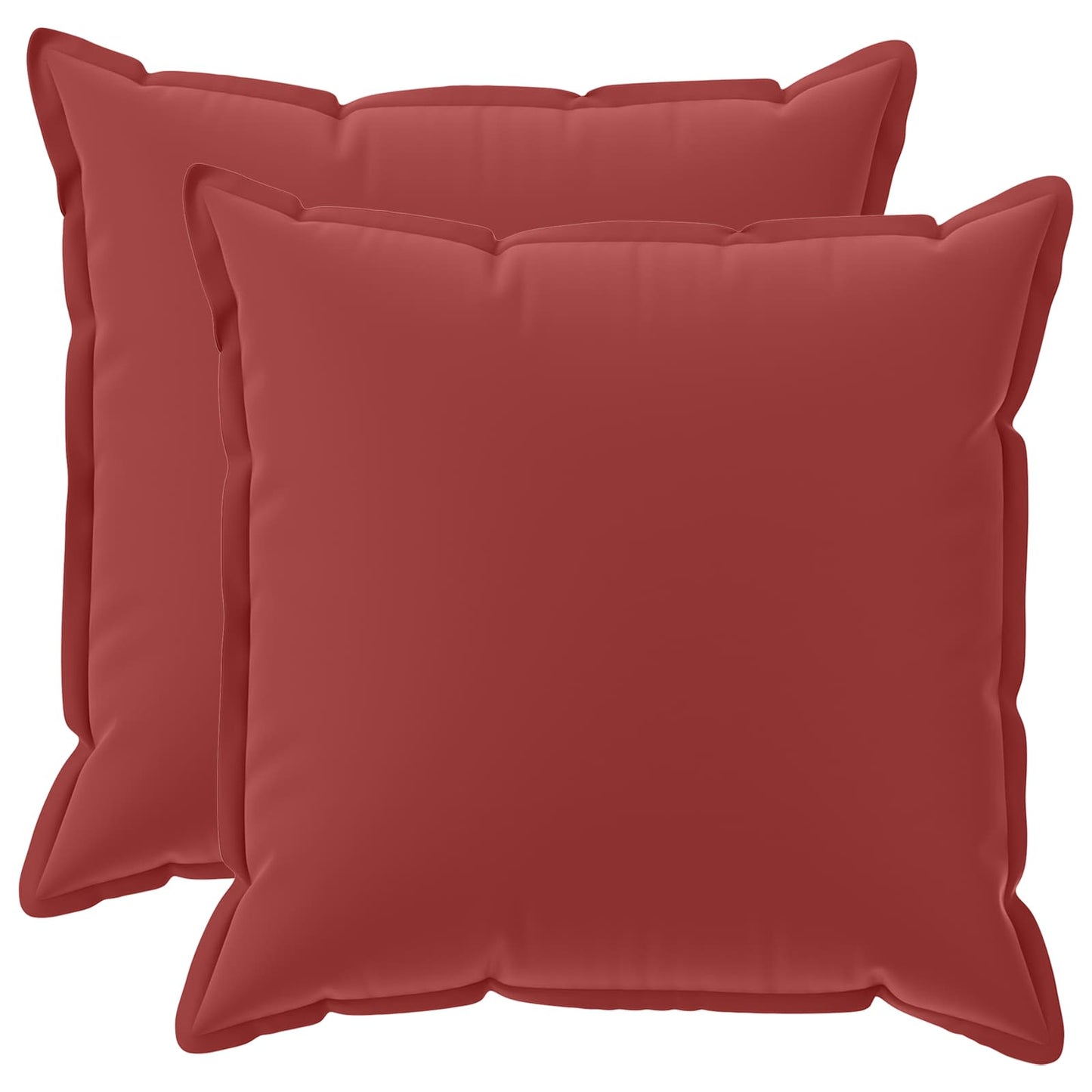 vidaXL Μαξιλάρι 2 τμχ. HOUTEN Κόκκινο 80 x 80 cm Πολυεστέρας