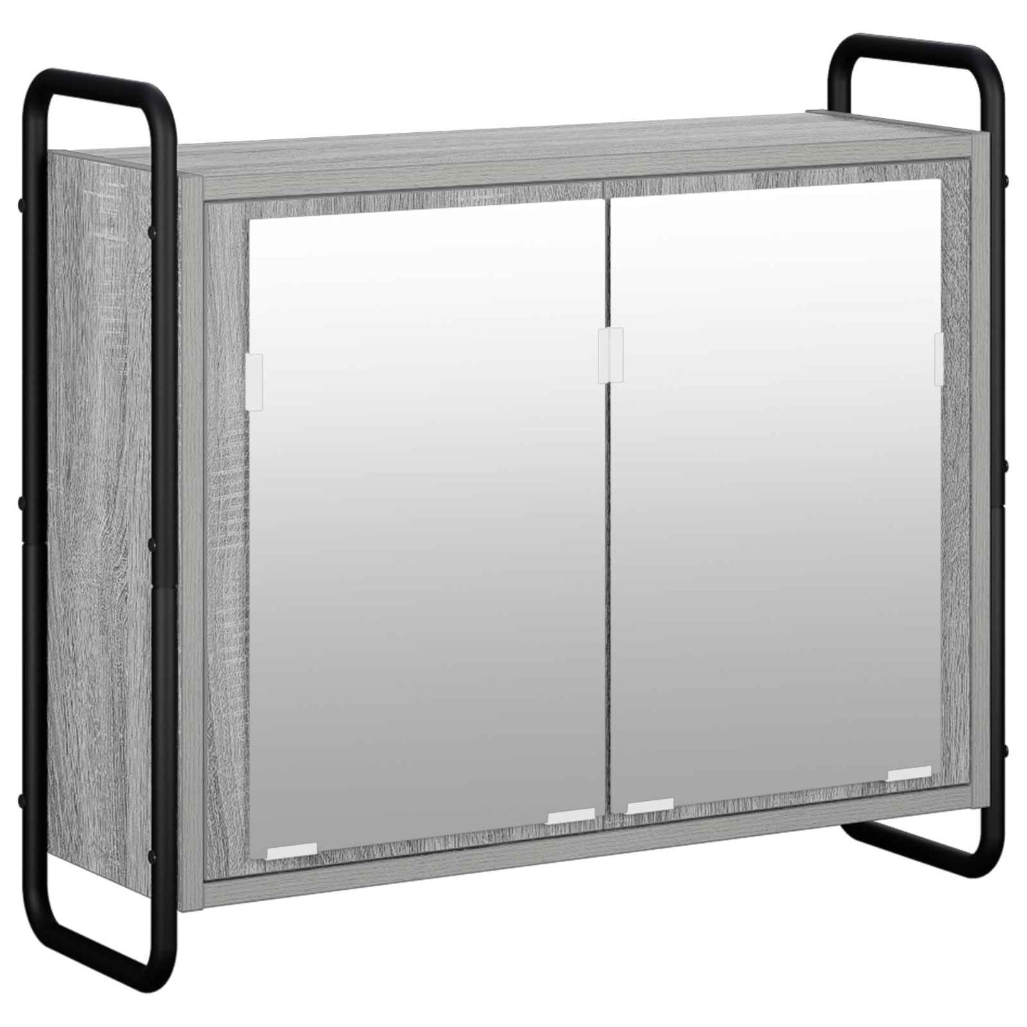 vidaXL Σετ Ντουλαπιών Μπάνιου 2 τμχ. Γκρι Sonoma 65,5 x 34 x 61 εκ.