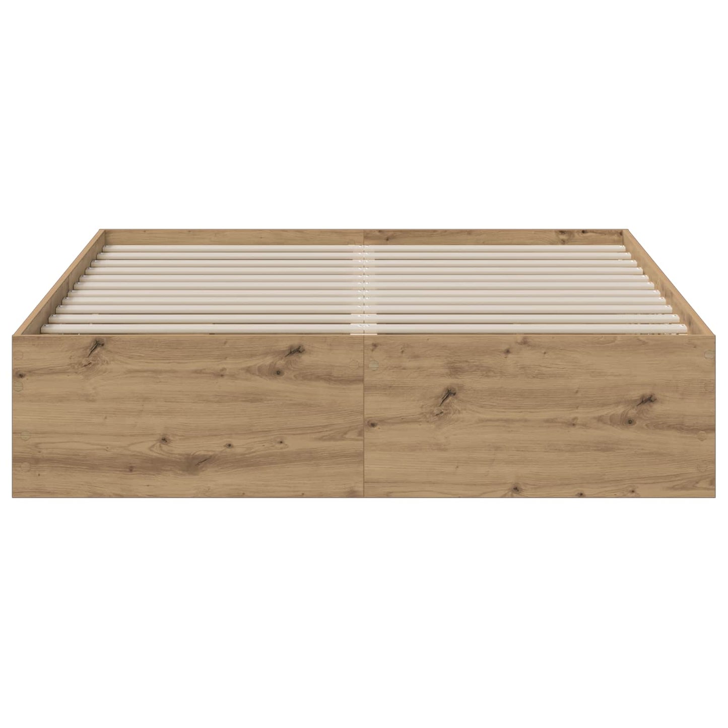 vidaXL Σκελετός κρεβατιού με αποθήκευση Artisan Δρυς 135 x 190 cm