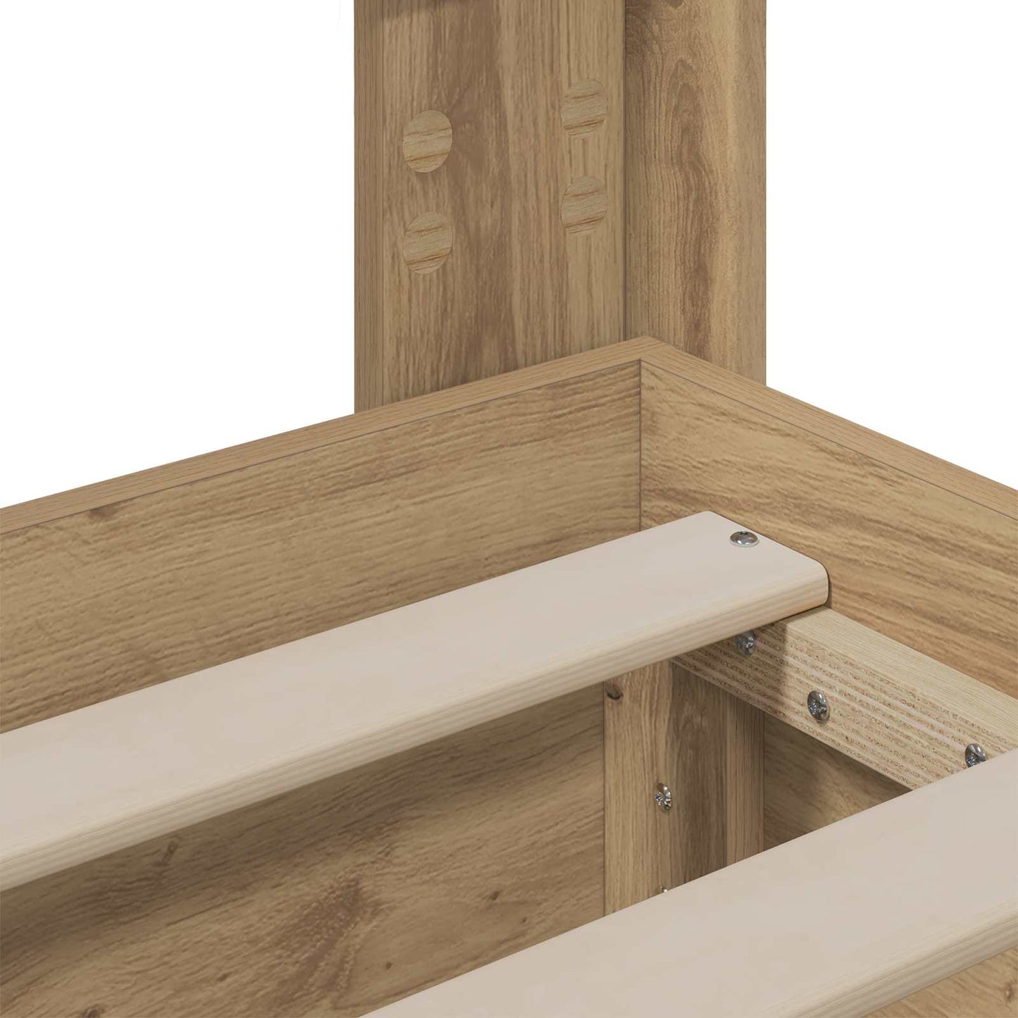 vidaXL Καλάθι με αποθήκη και κεφαλάρι Artisan Oak 120 x 200 cm