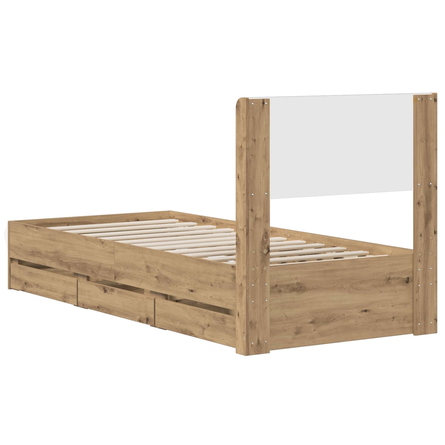 vidaXL Καλάθι με αποθήκη και κεφαλάρι Artisan Oak 90 x 200 cm