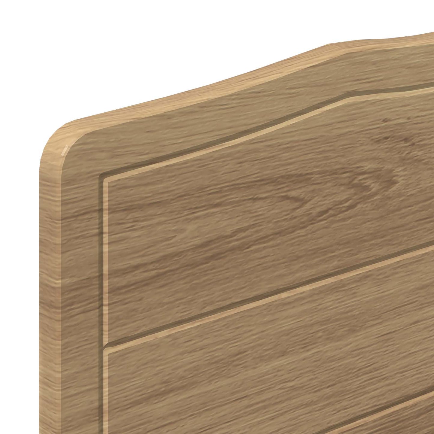 vidaXL Bed Frame with Storage and Headboard Artisan Oak 140 x 190 cm