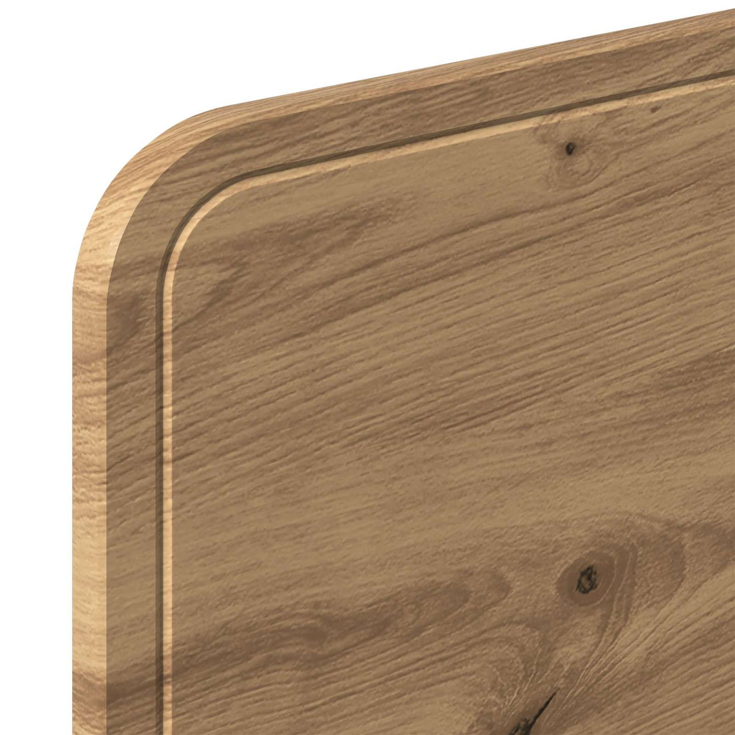 vidaXL Bed Frame with Storage and Headboard Artisan Oak 180 x 200 cm