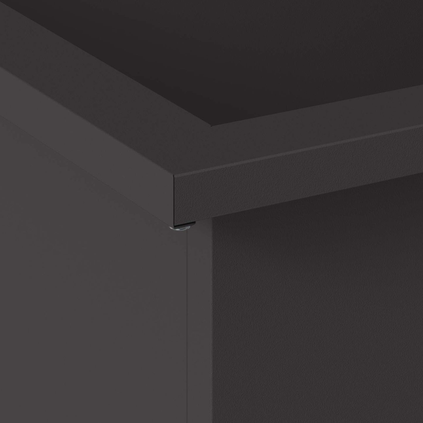 vidaXL Ζαρντινιέρα κήπου με LED Μαύρο 40 x 80 x 40 cm Ατσάλι