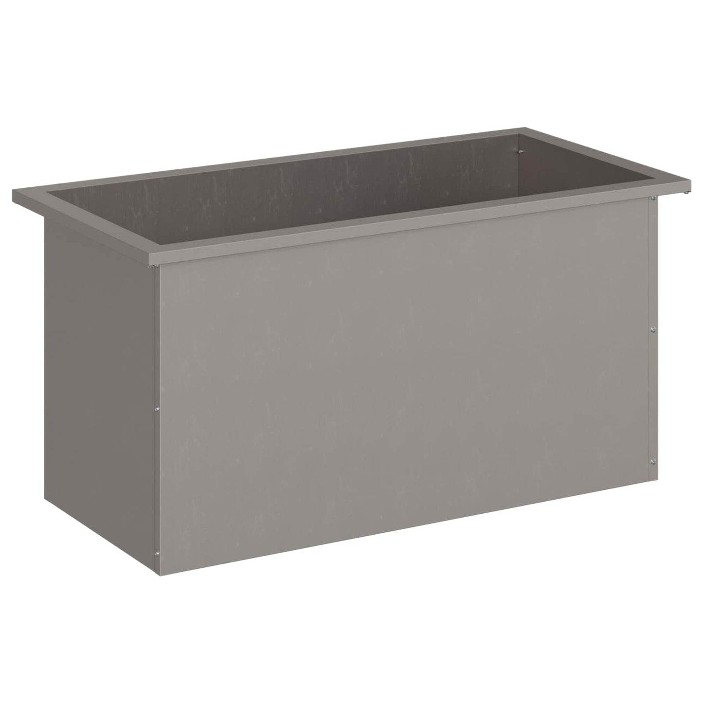 vidaXL Ζαρντινιέρα κήπου με LED Σκ rusty 40 x 80 x 40 cm