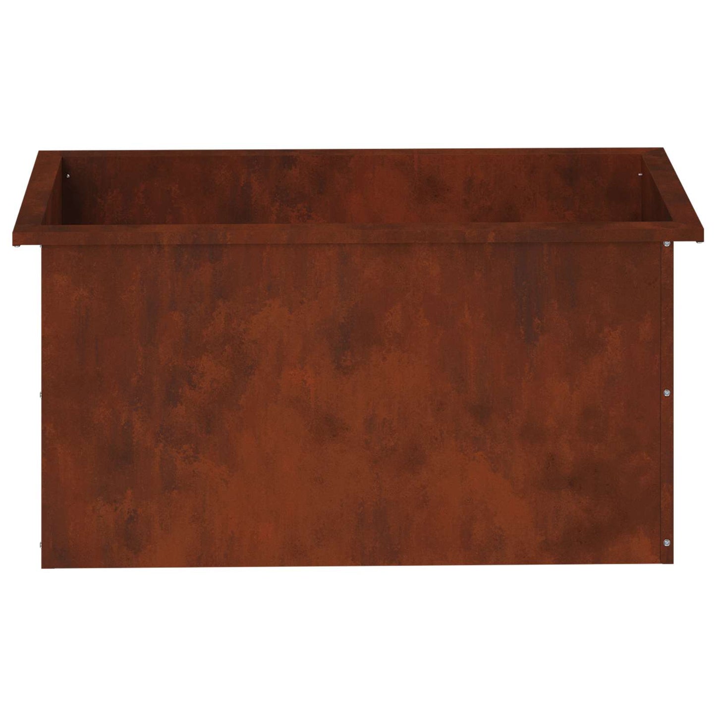 vidaXL Ζαρντινιέρα κήπου με LED 2 τμχ. Σκ rusty 40 x 80 x 40 cm