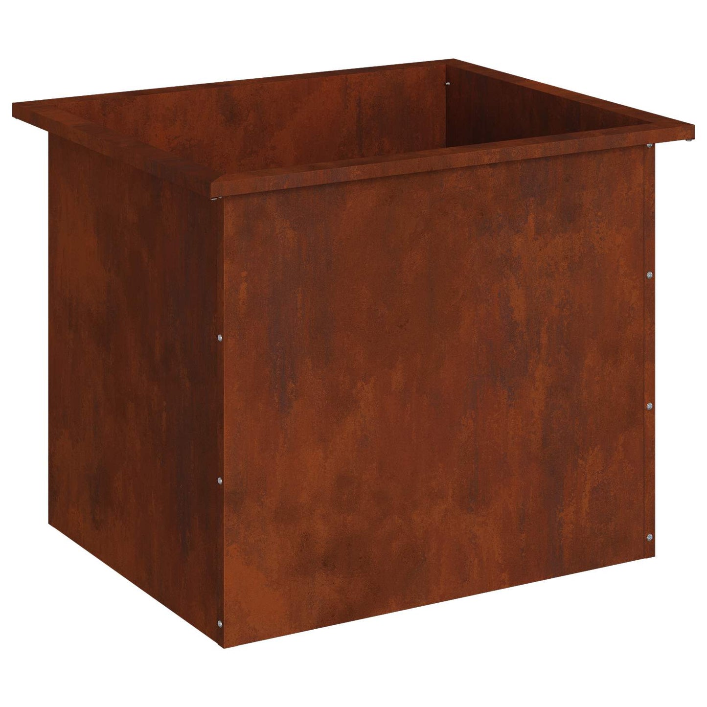 vidaXL Ζαρντινιέρα κήπου με LED Σκ rusty 50 x 60 x 48 εκ