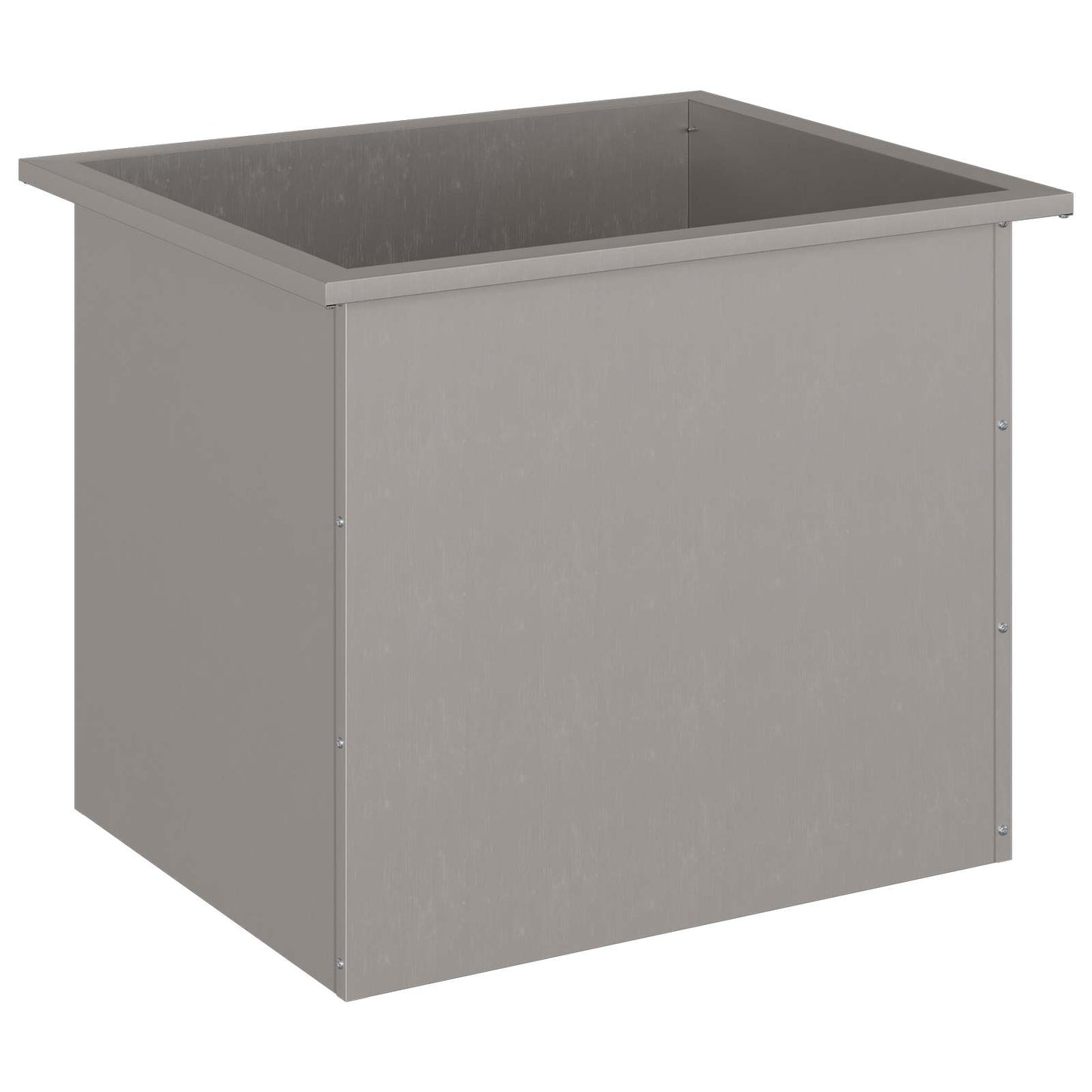vidaXL Ζαρντινιέρα κήπου με LED Σκ rusty 50 x 60 x 48 εκ