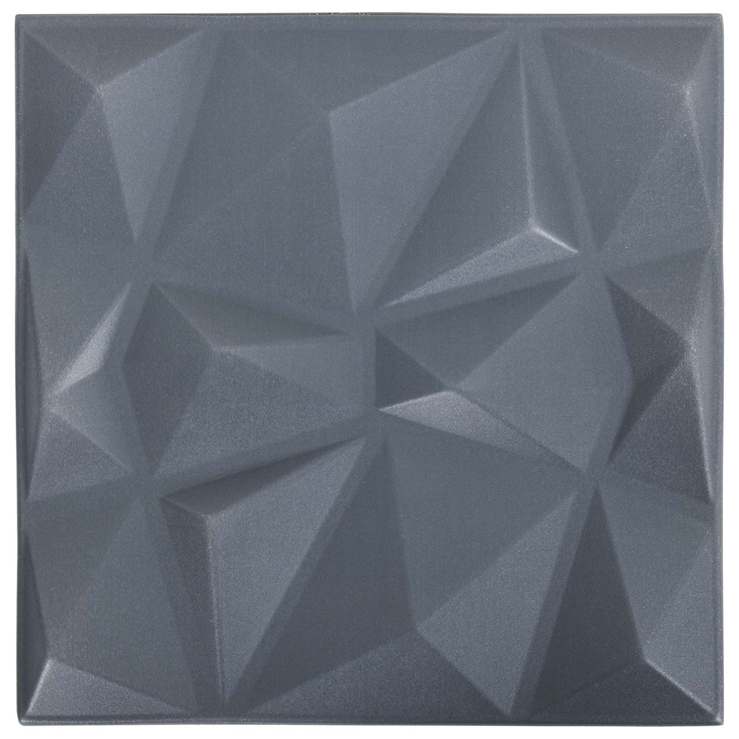 vidaXL Πάνελ τοίχου 48 pcs Διαμάντι Γκρι 50 x 50 cm Φελιζόλ XPS