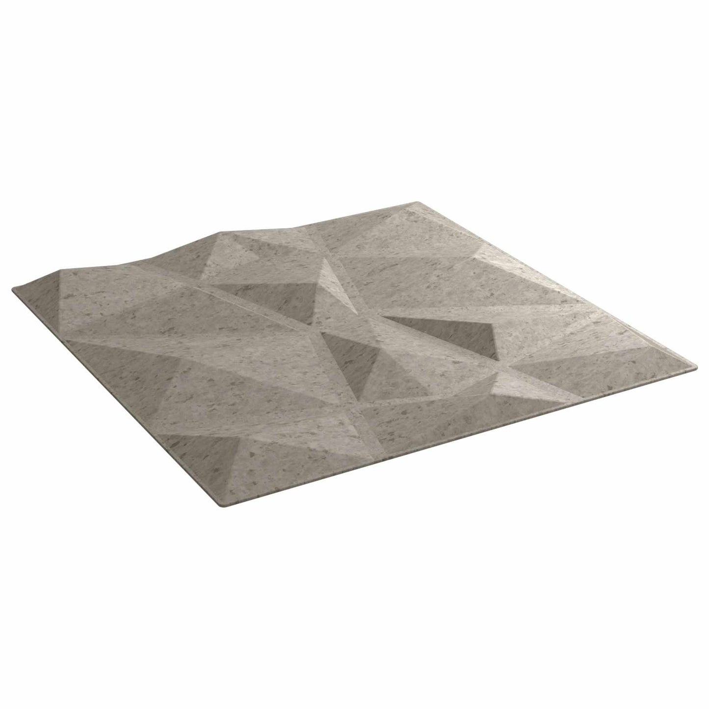 vidaXL Πάνελ τοίχου 24 pcs Σκυρόχρωμο Γκρι 50 x 50 cm Φελιζόλ XPS
