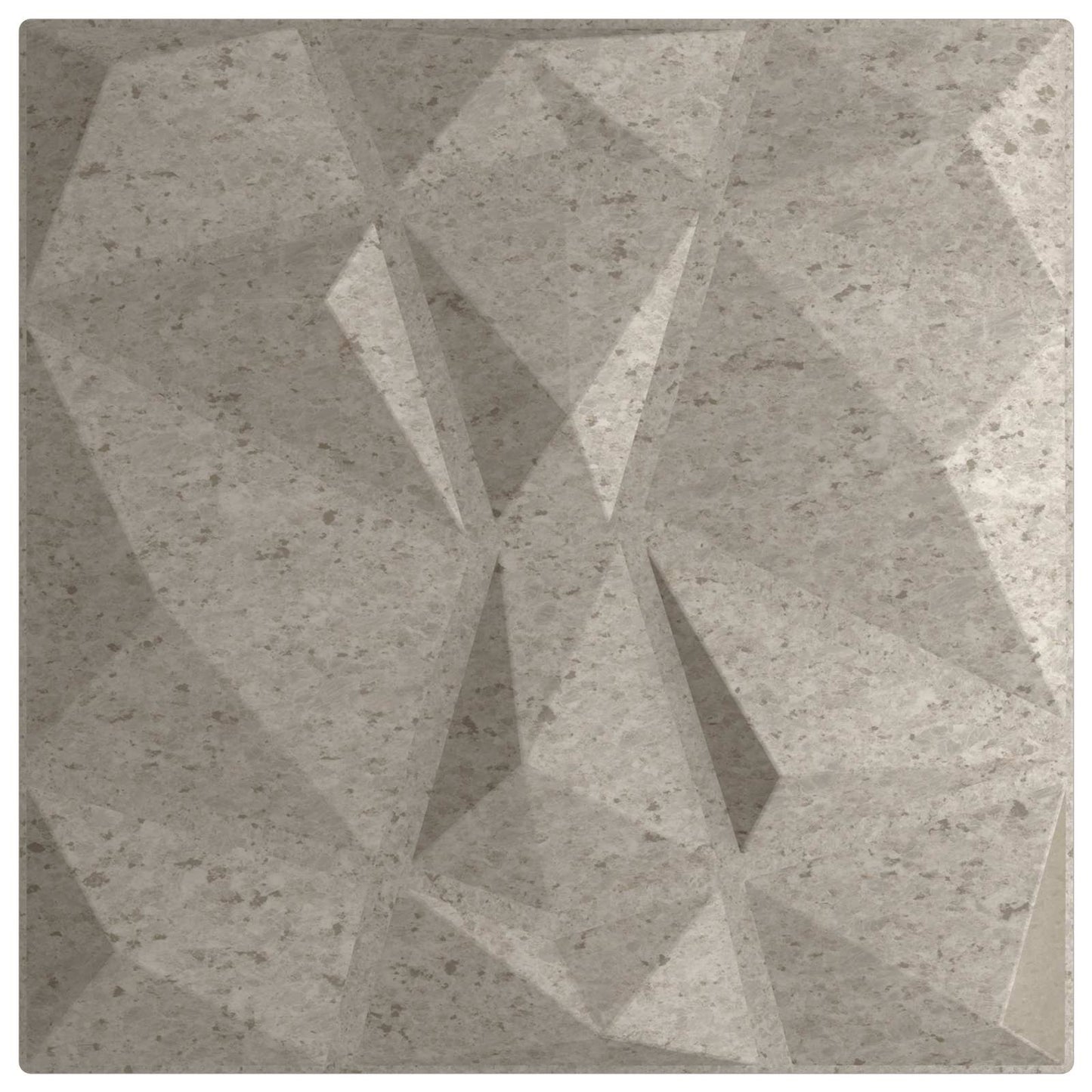 vidaXL Πάνελ τοίχου 48 pcs Σκυρόχρωμο Γκρι 50 x 50 cm Φελιζόλ XPS