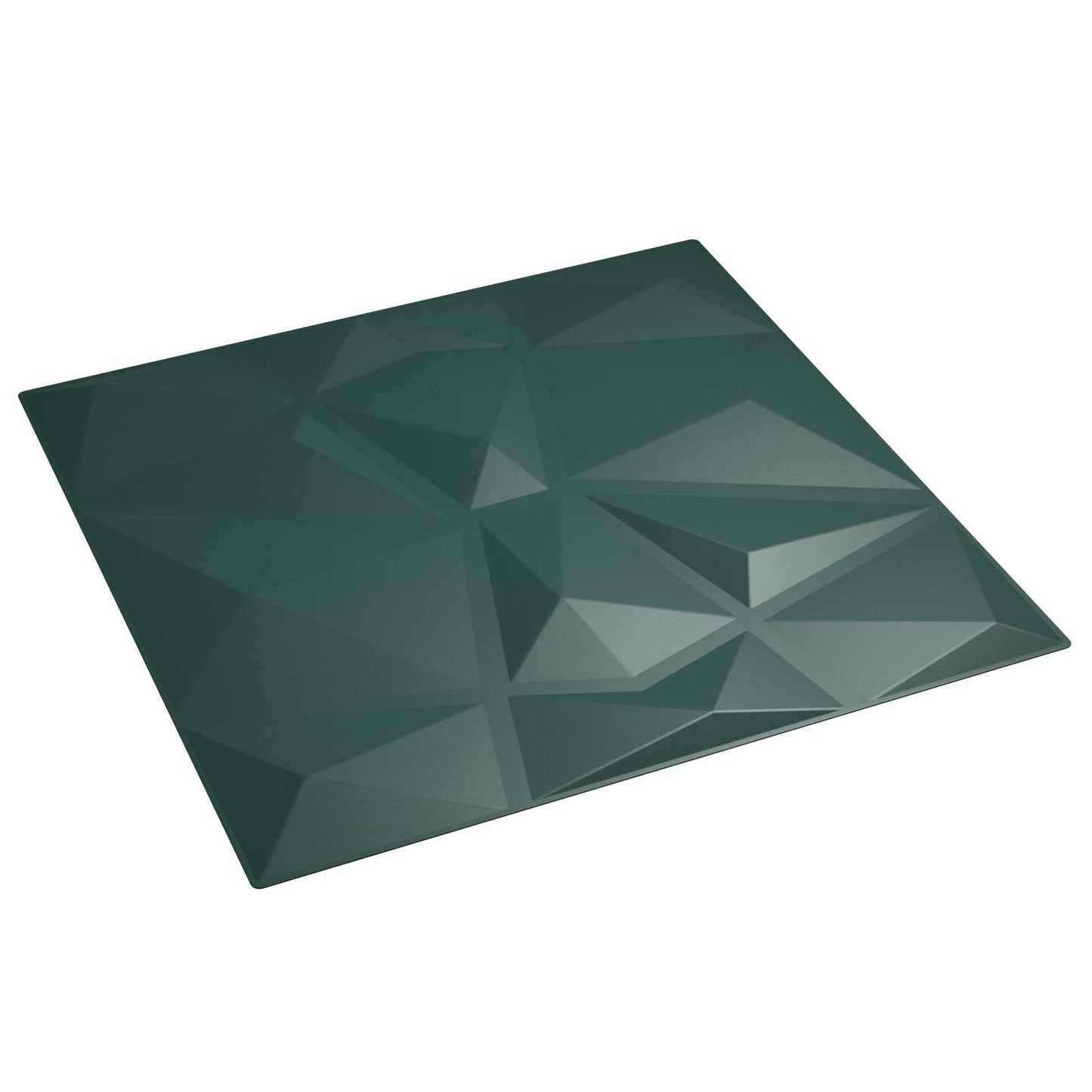 vidaXL Πάνελ τοίχου 48 pcs Πράσινο 50 x 50 cm Φελιζόλ XPS