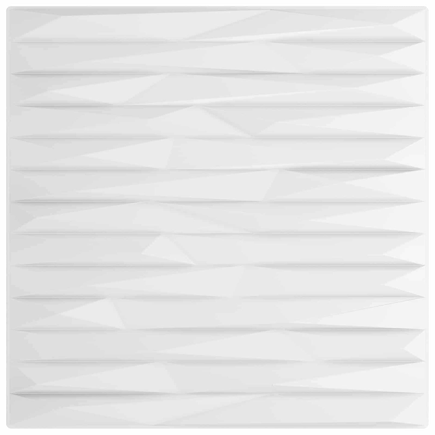vidaXL Πάνελ τοίχου 12 pcs Άσπρη Πέτρα 50 x 50 cm Φελιζόλ XPS