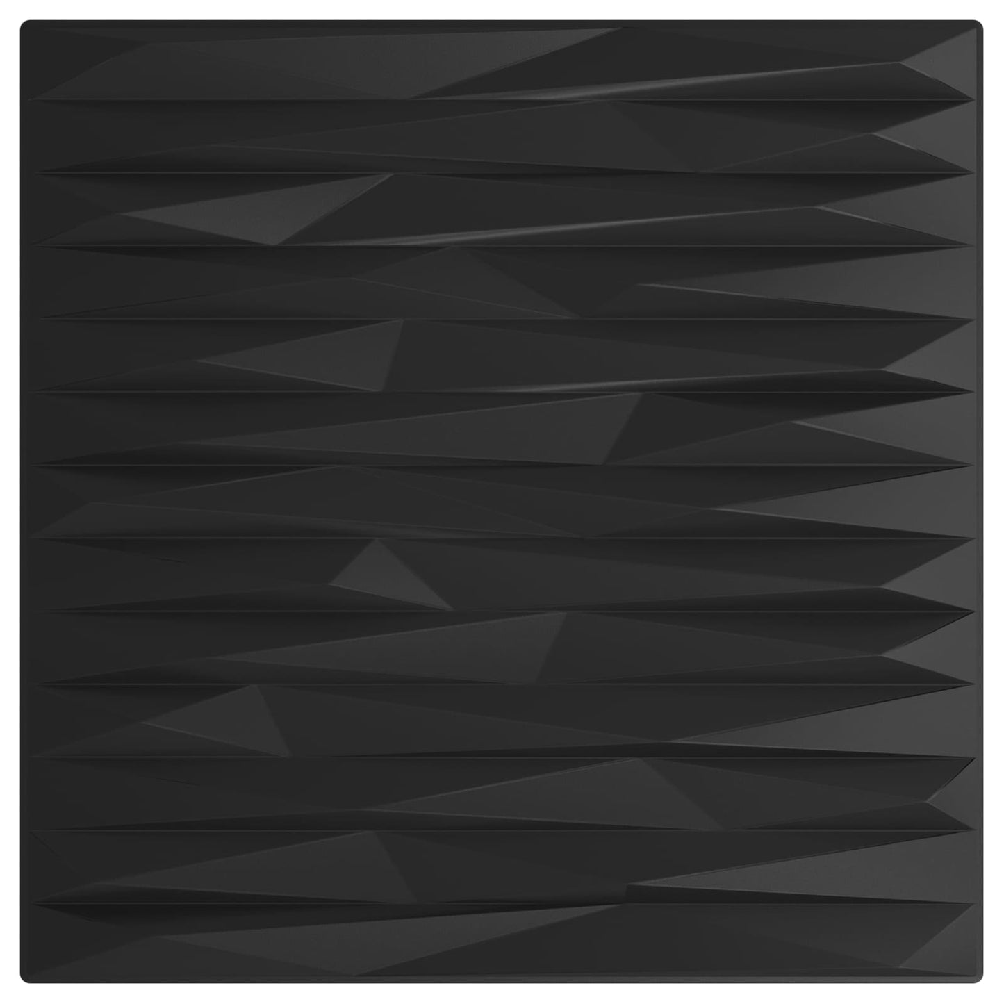 vidaXL Πάνελ τοίχου 24 pcs Μαύρη Πέτρα 50 x 50 cm Φελιζόλ XPS